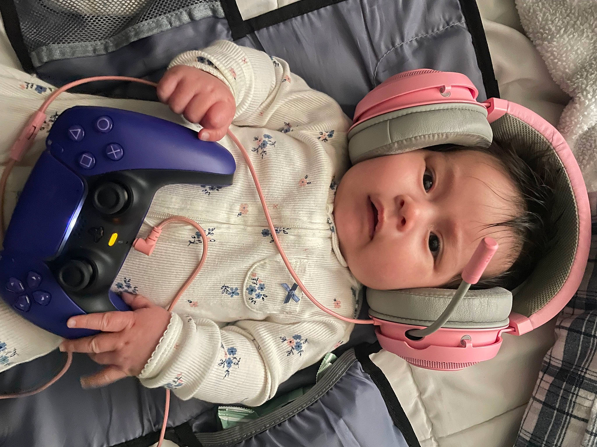 Aria joined the competition — help win amazing prizes! auto_part, baby, baby_carriage, baby_products, cheek, child, chin, comfort, cool, eye, eyebrow, eyelash, finger, head, mouth, nose, person, personal_protective_equipment, product, skin