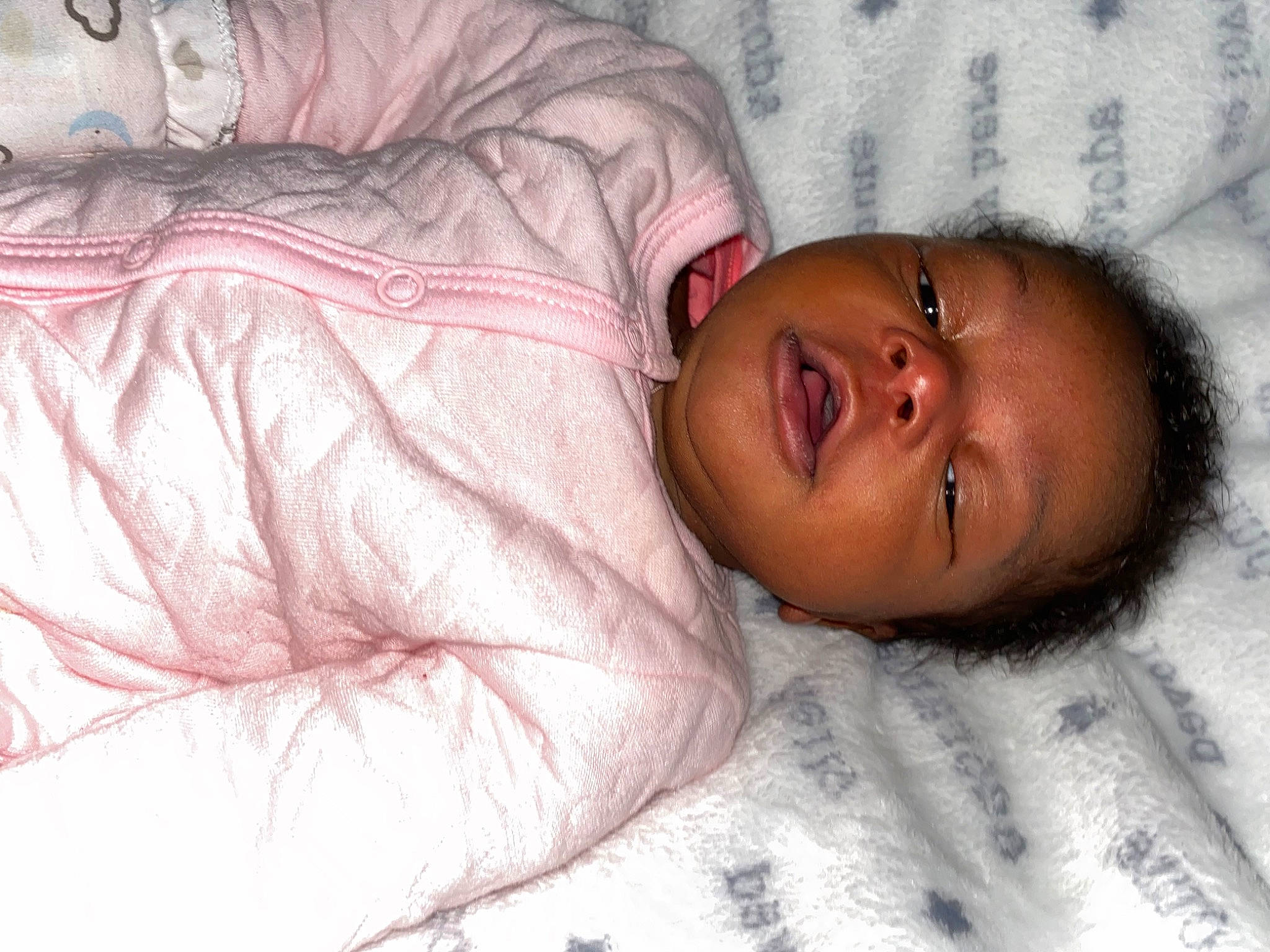 Damiyah joined the competition — help win amazing prizes! baby, bedding, bedtime, cheek, child, comfort, eyebrow, human_body, iris, linens, lip, magenta, mouth, nap, nose, person, room, skin, smile, textile