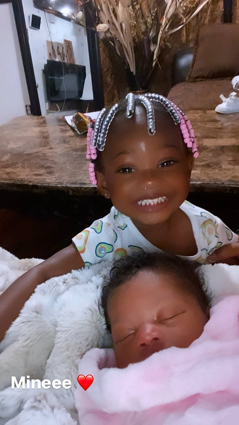 Avah joined the competition — help win amazing prizes! baby, baby_toddler_clothing, black_hair, cheek, child, chin, eyebrow, eyelash, forehead, hairstyle, happy, headgear, iris, joy, lip, person, pink, skin, smile, temple