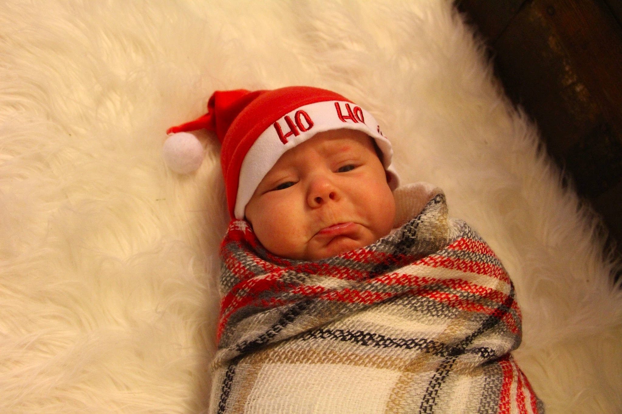 Sophia joined the competition — help win amazing prizes! beanie, cap, child, eye, fun, girl, headgear, headwear, infant, person, product, red, skin, smile, toddler