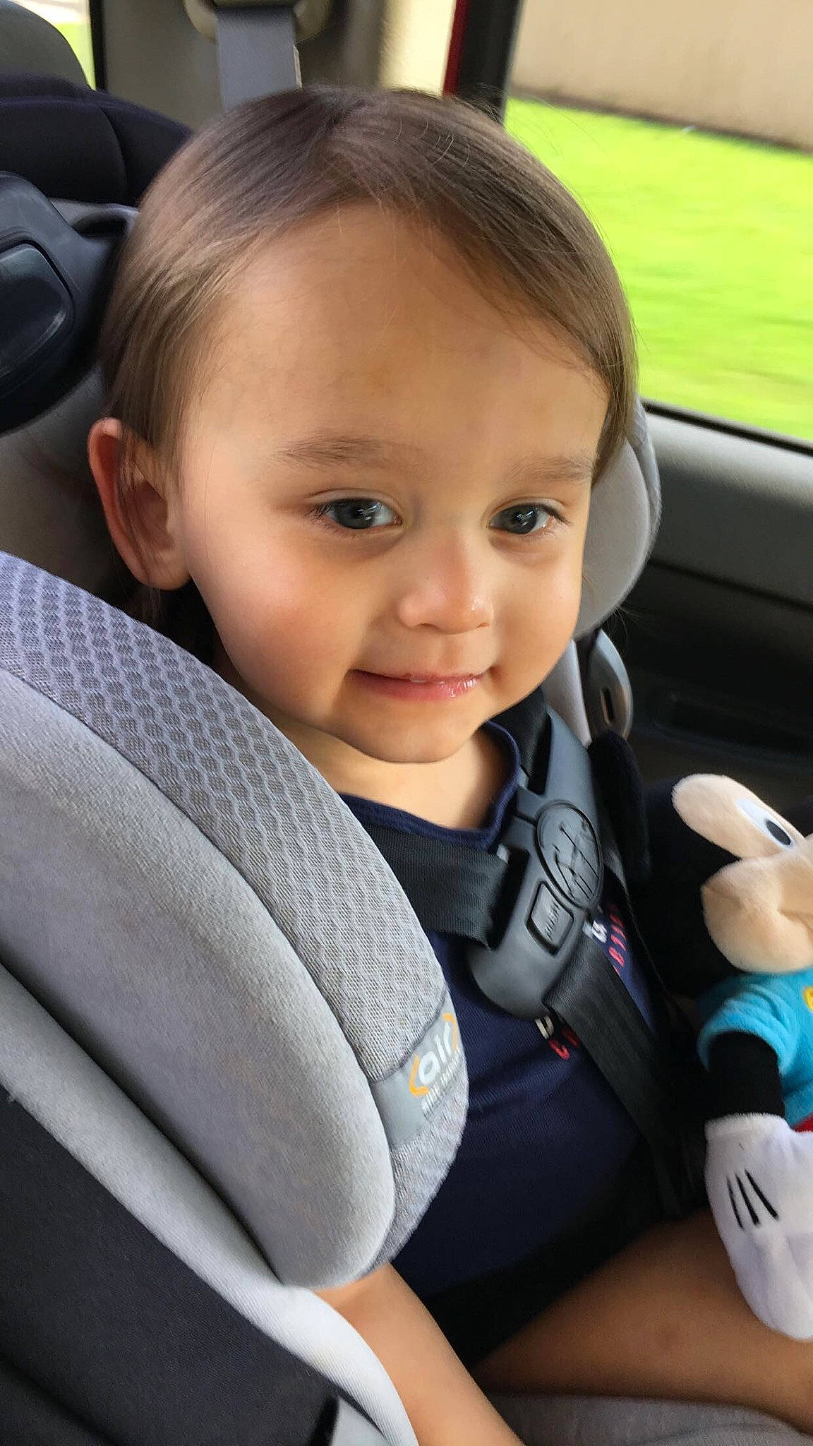 Braylen is registered to the contest to win money with this photo: baby_carriage, baby_in_car_seat, baby_products, baby_toddler_clothing, baby_toys, car_seat, car_seat_cover, child, comfort, finger, glove, head_restraint, person, plush, product, seat_belt, stuffed_toy, thumb, toddler, toy