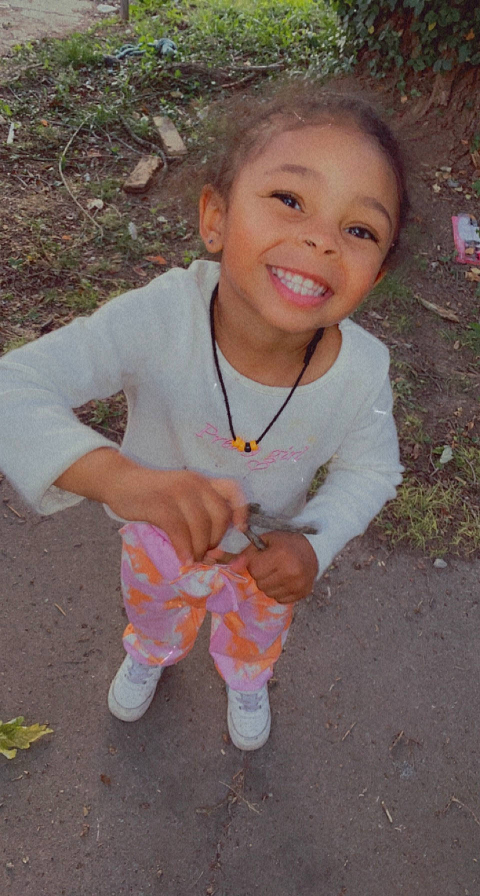 Chyna joined the competition — help win amazing prizes! cheek, chin, eye, face, facial_expression, gesture, grass, hand, happy, head, human_body, iris, joy, leaf, lip, mouth, nose, person, plant, skin