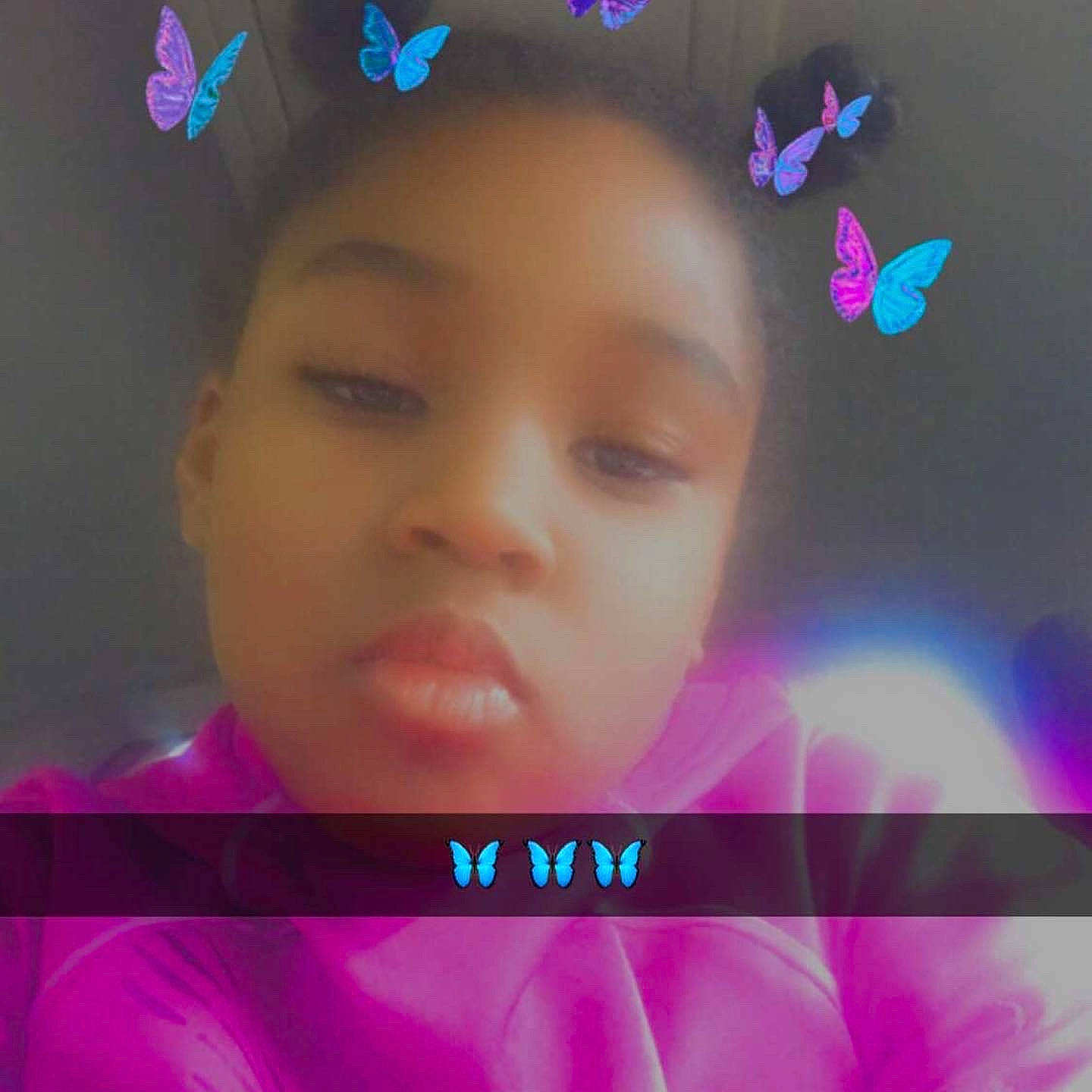 Kyrah joined the competition — help win amazing prizes! beauty, black_hair, cool, electric_blue, eyelash, facial_expression, flash_photography, fun, happy, lighting, magenta, organ, organism, person, photograph, pink, pollinator, product, purple, toddler