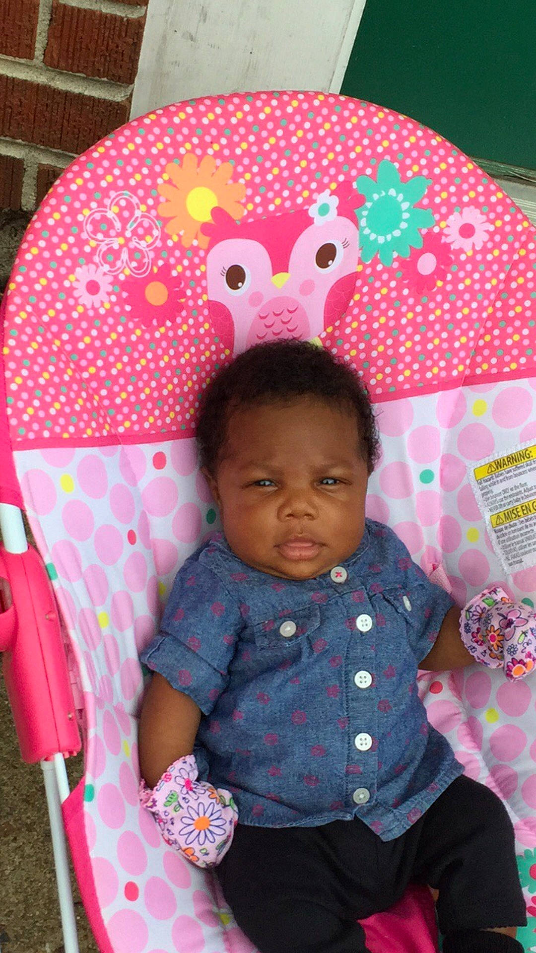 I'Yanni joined the competition — help win amazing prizes! baby_products, child, day, design, fun, infant, magenta, pattern, person, pink, play, polka_dot, product, smile, textile, toddler, toy