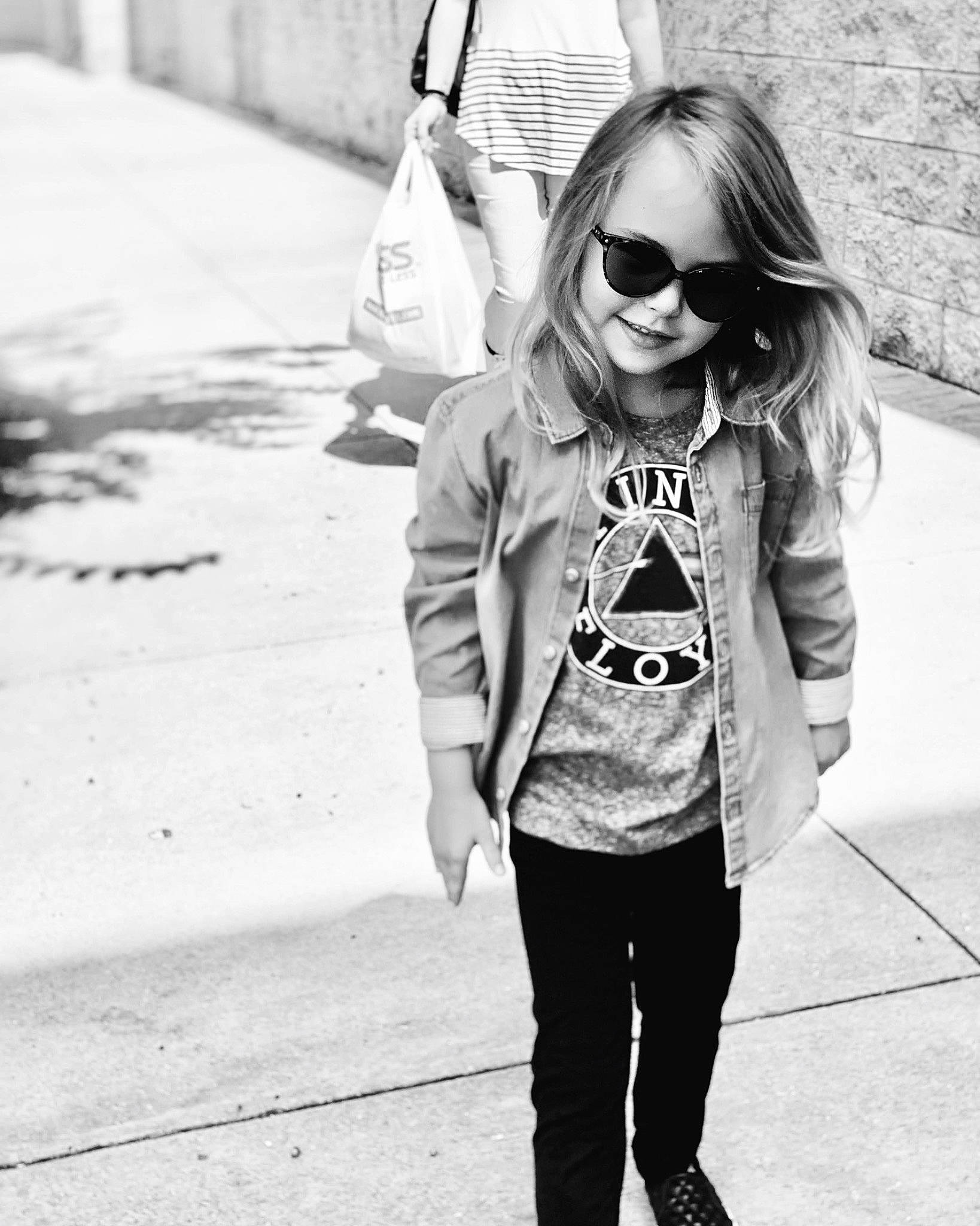Indiana joined the competition — help win amazing prizes! black, black_and_white, child, clothing, cool, eyewear, fashion, glasses, jacket, jeans, joy, lip, monochrome_photography, outerwear, person, photograph, shoulder, snapshot, standing, street_fashion