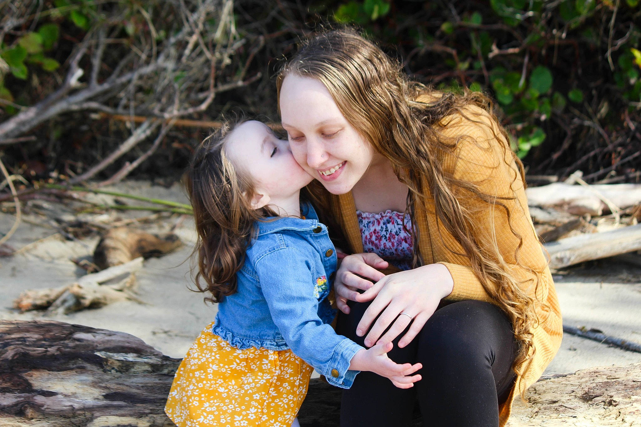 Mackenzie joined the competition — help win amazing prizes! child, facial_expression, flash_photography, forest, friendship, fun, gesture, grass, happy, interaction, joy, leaf, leisure, long_hair, people_in_nature, person, plant, smile, summer, toddler