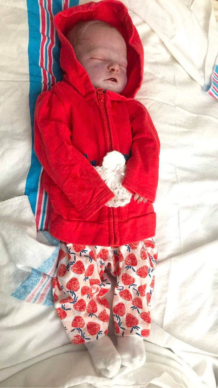 Angel joined the competition — help win amazing prizes! baby, baby_products, baby_sleeping, baby_toddler_clothing, carmine, child, comfort, electric_blue, flag, fur, hood, jacket, linens, outerwear, pattern, person, red, room, sleeve, textile