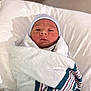 Luca is registered to the contest to win money with this photo: newborn, baby, infant, swaddled, blanket, hospital, cap, sleepy, face, portrait, person, wrapped, bed, cute, newborn_baby, soft, indoors, closeup, resting, human