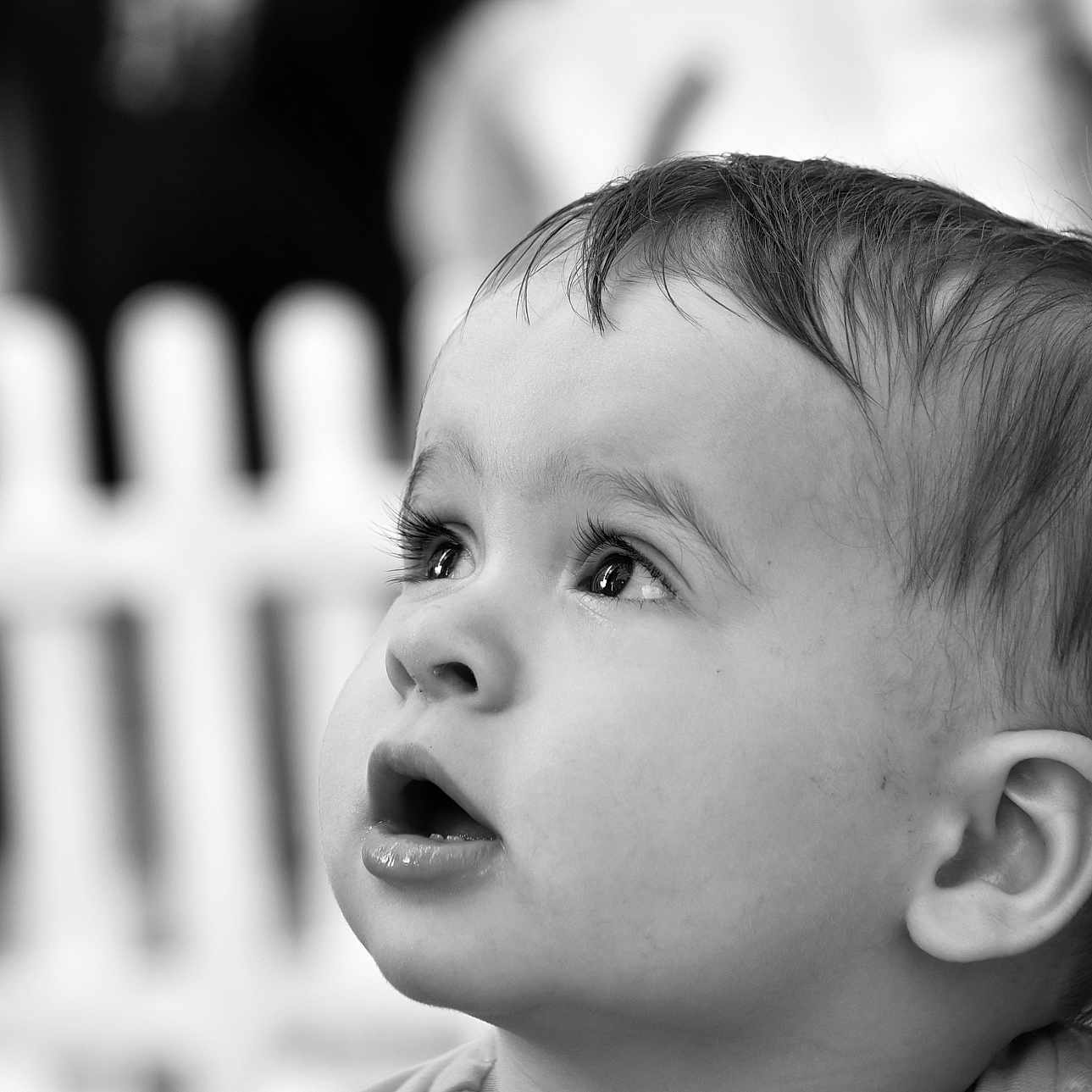 Oliver joined the competition — help win amazing prizes! adult, baby, bodypart, ear, face, fence, finger, frown, hand, head, male, man, mouth, neck, person, photography, picket, portrait, railing, sad