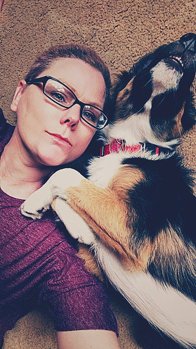 Gem is registered to the contest to win money with this photo: black_hair, canidae, carnivore, companion_dog, cool, dog, dog_breed, eyewear, friendship, fur, glasses, love, nose, person, photography, puppy_love, selfie, sunglasses, vision_care