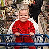 Anova joined the competition — help win amazing prizes! baby, baby_toddler, basket, cart_handle, glasses, happy, home_decor, indoor, person, plant, pottery, red_clothing, retail, shelf, shopping, shopping_cart, smiling, socks, store_aisle, woman