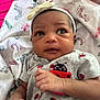 Treazure joined the competition — help win amazing prizes! baby, infant, headband, bow, blanket, ladybug, clothing, cute, portrait, child, newborn, hand, eyes, expression, fabric, pattern, soft, indoors, person, colorful