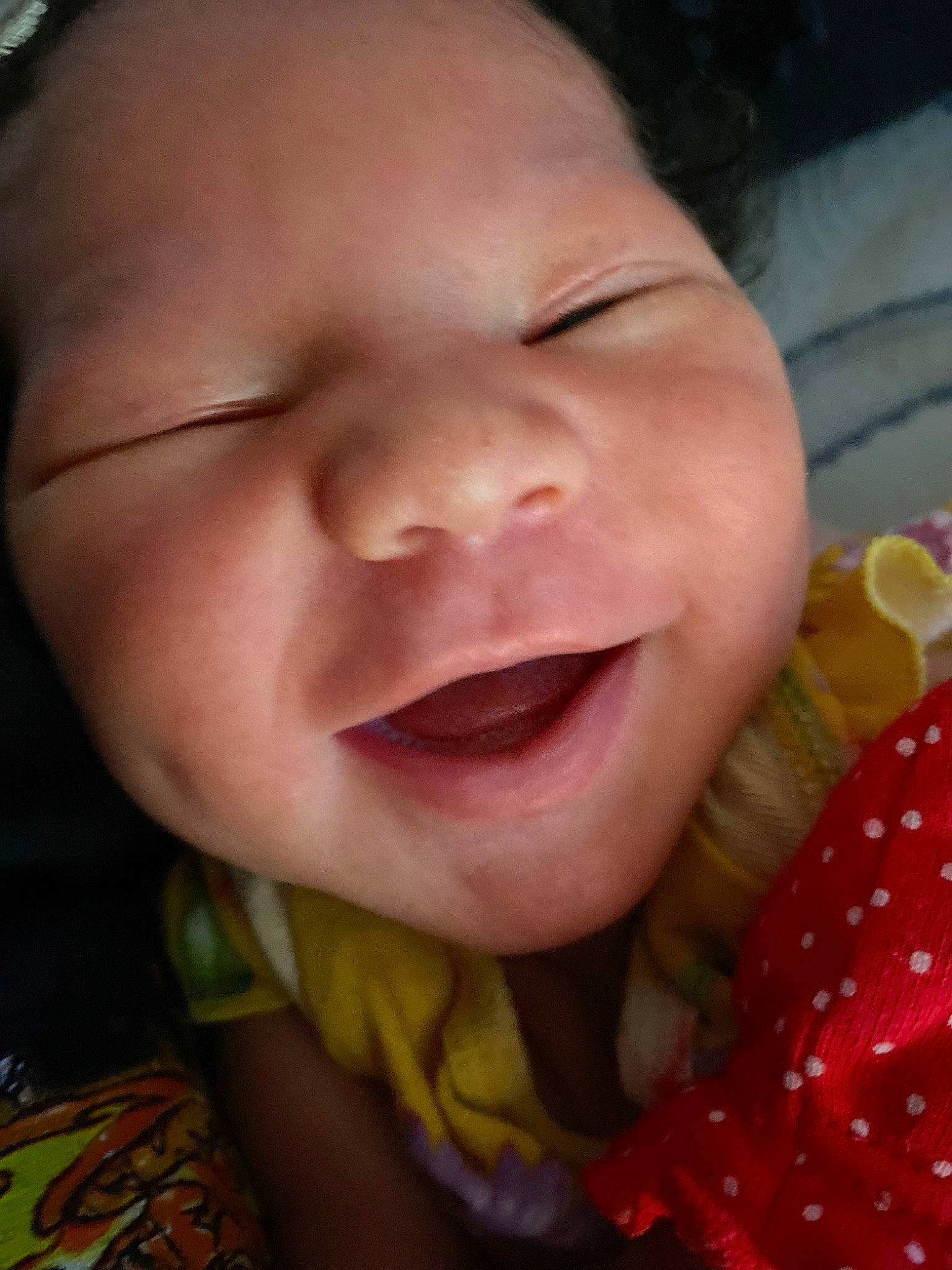 Rozay joined the competition — help win amazing prizes! baby, baby_laughing, cheek, child, chin, close_up, eye, eyebrow, face, facial_expression, fun, grass, happy, iris, lip, mouth, nose, person, skin, smile