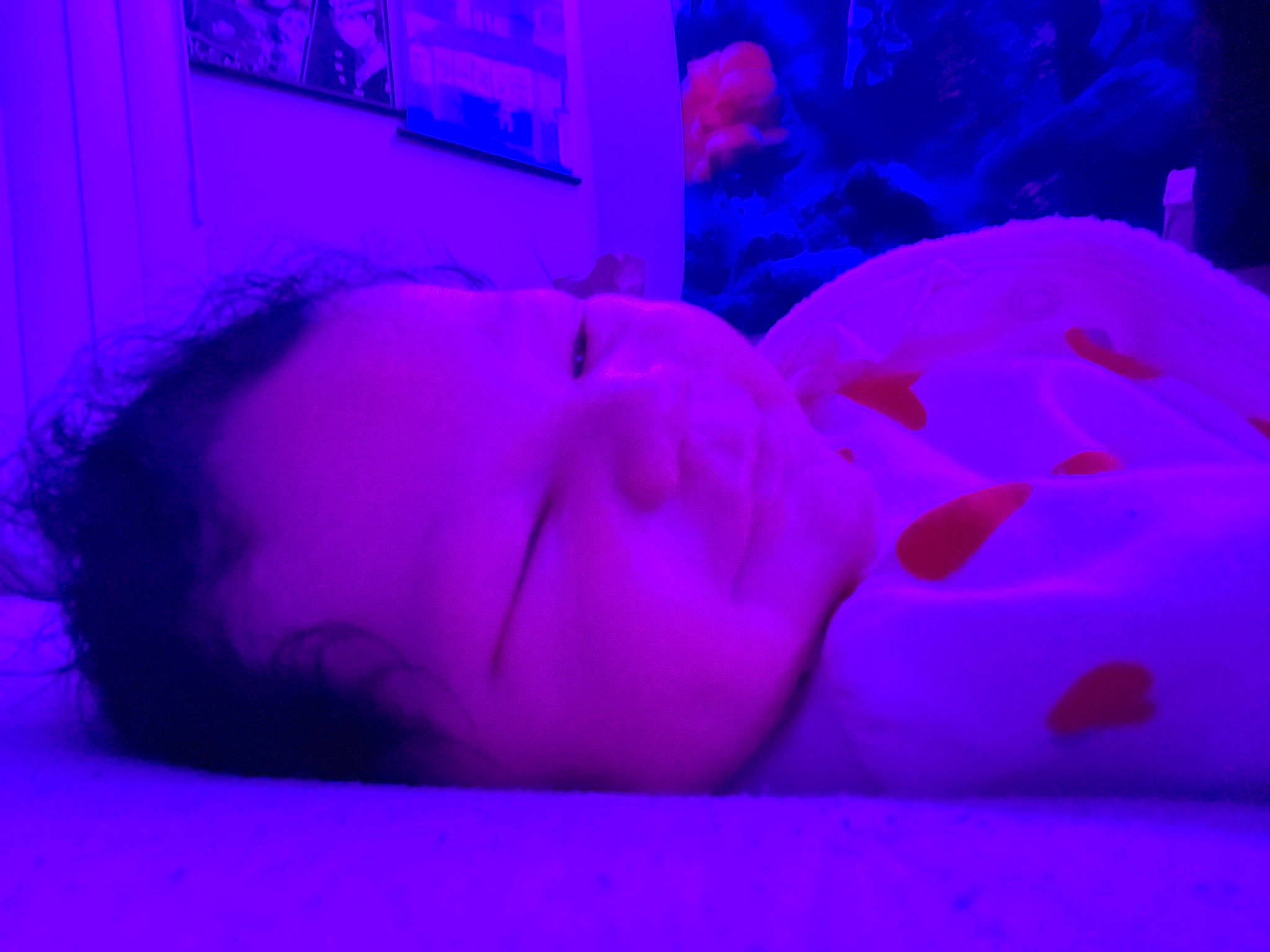 Rozay joined the competition — help win amazing prizes! blue, cnidaria, darkness, display_device, electric_blue, entertainment, event, flesh, fun, magenta, marine_biology, mouth, night, performing_arts, person, plant, purple, room, teddy_bear, tree