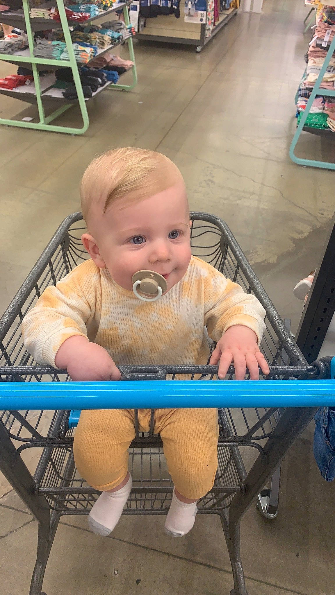 Hudson joined the competition — help win amazing prizes! baby, baby_products, baby_safety, baby_toddler_clothing, chair, cheek, child, chin, comfort, electric_blue, eye, fun, leisure, mouth, person, product, sitting, skin, smile, toddler