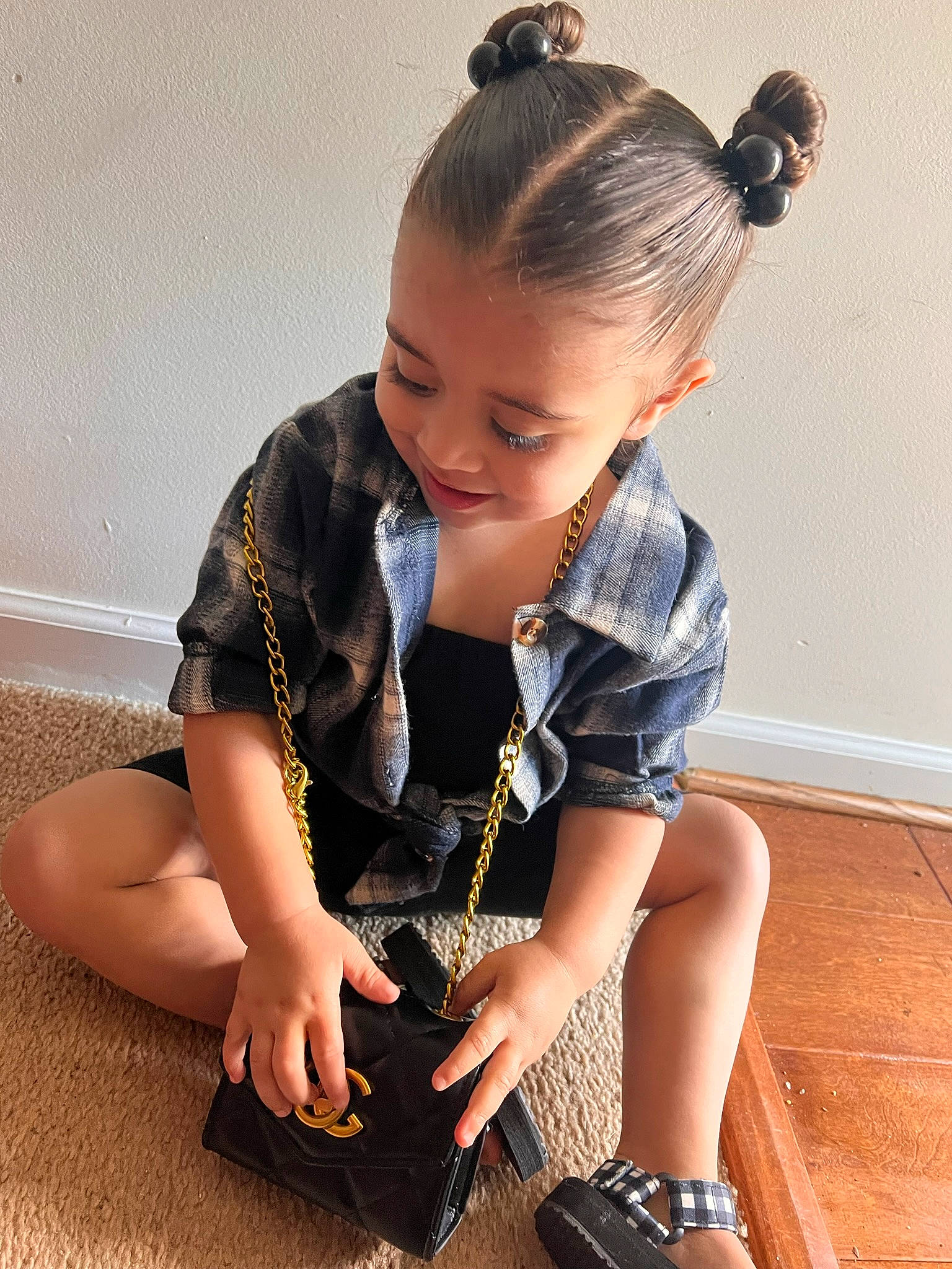 Kehlani joined the competition — help win amazing prizes! baby_toddler_clothing, blond, elbow, electric_blue, floor, flooring, hair, hardwood, human_leg, jeans, joint, knee, leg, person, shoe, sleeve, smile, t_shirt, thigh, toddler
