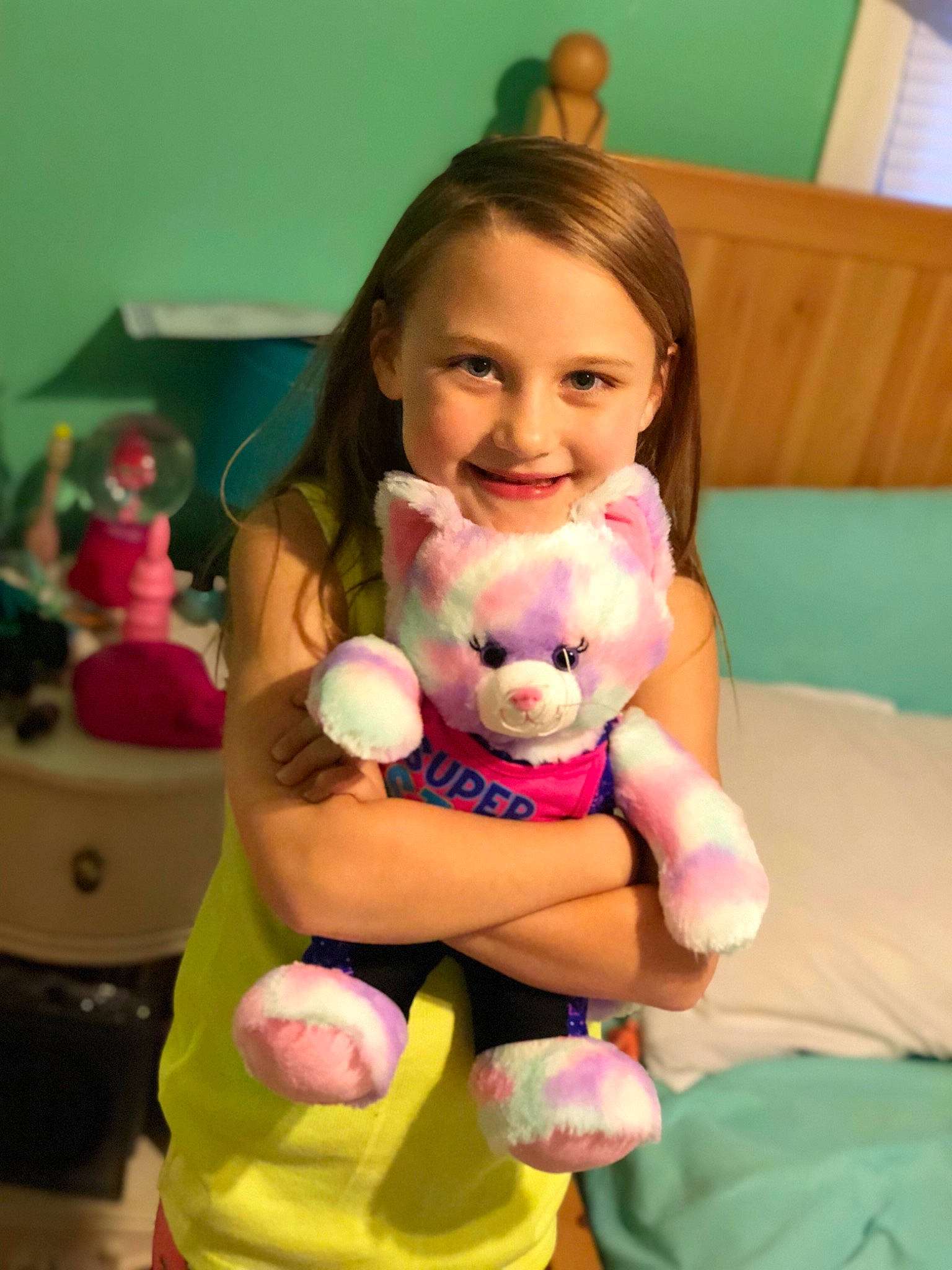 Adyson joined the competition — help win amazing prizes! cheek, child, fun, girl, infant, joy, material, person, pink, play, plush, product, skin, smile, stuffed_toy, sweetness, teddy_bear, textile, toddler, toy