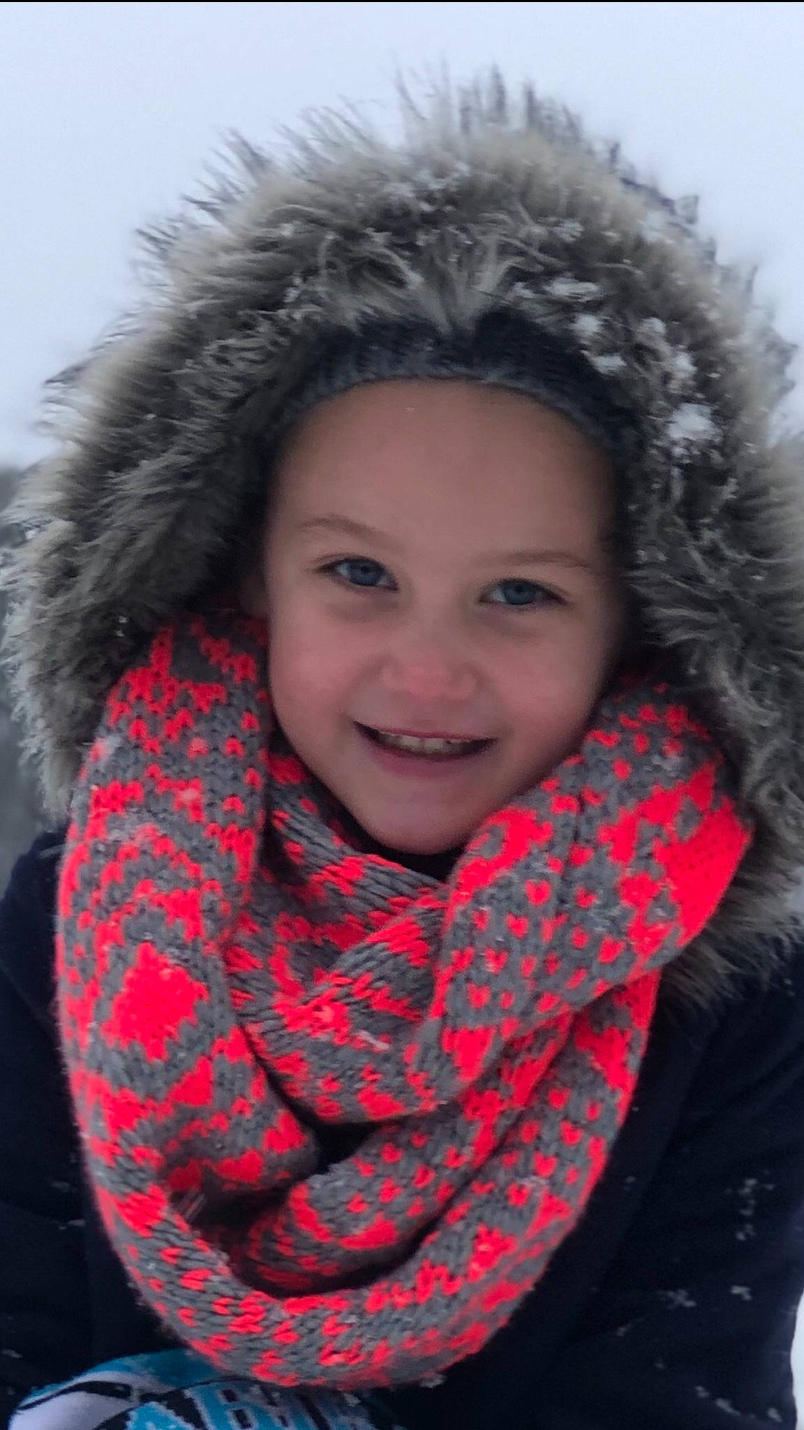 Adyson joined the competition — help win amazing prizes! child, child_model, fun, fur, fur_clothing, girl, headgear, joy, knitting, neck, person, portrait, scarf, smile, textile, winter, wool