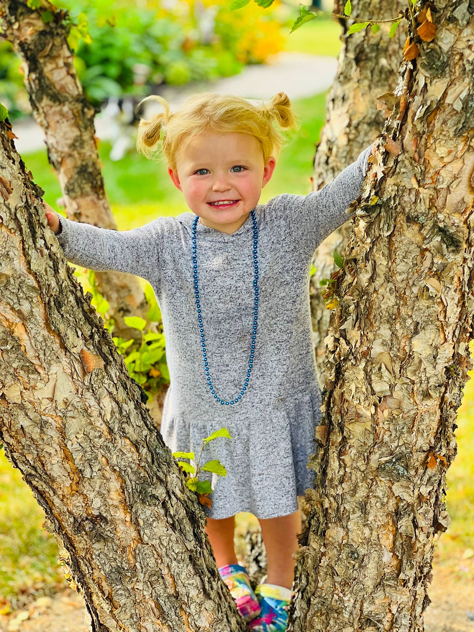 Payton Lee is registered to the contest to win money with this photo: adaptation, baby_toddler_clothing, beauty, branch, eye, forest, grass, happy, joy, leaf, leisure, nature, people_in_nature, person, plant, shorts, smile, toddler, tree, trunk