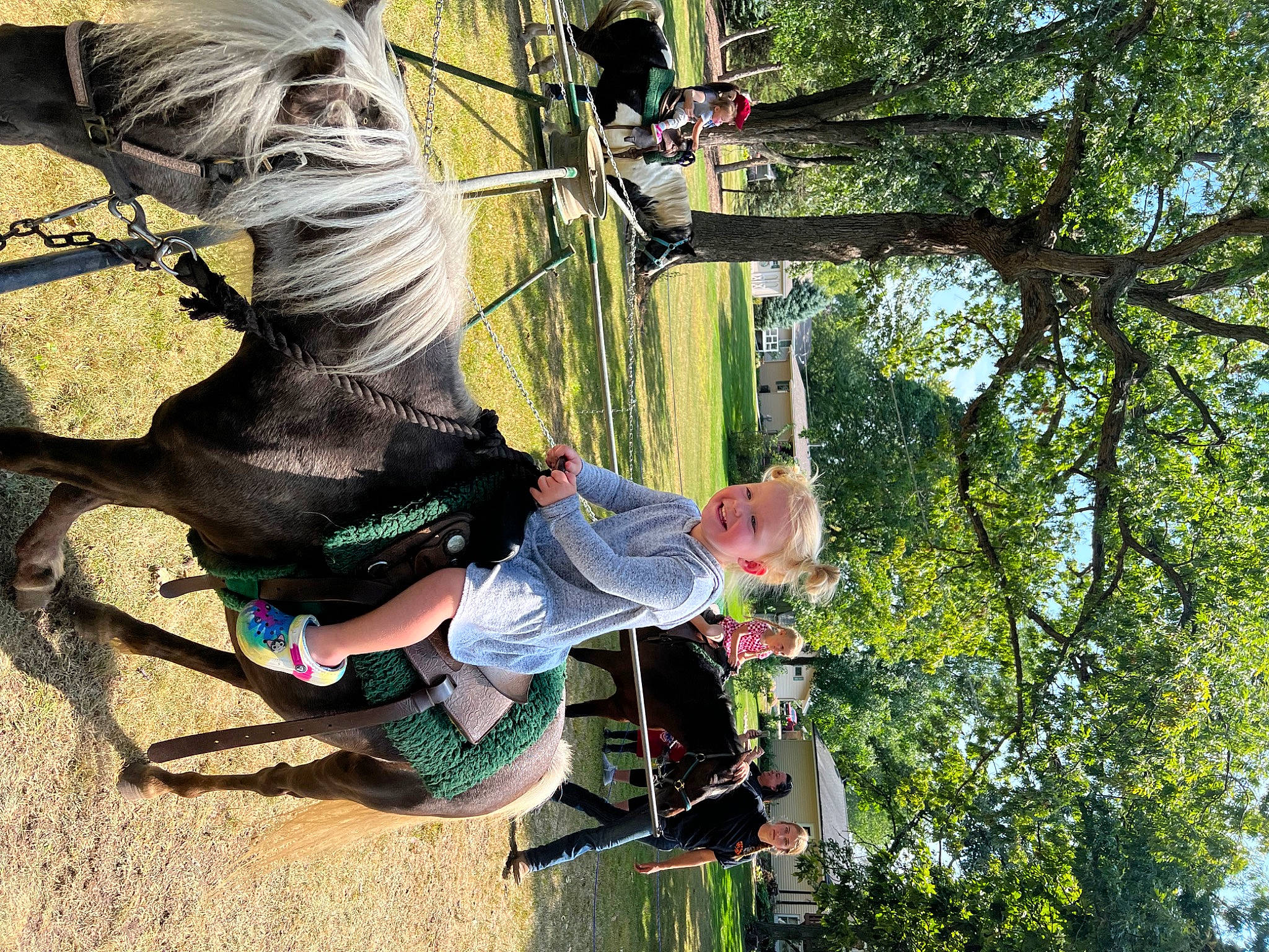 Payton Lee joined the competition — help win amazing prizes! adventure, climbing_harness, fun, grass, joy, landscape, leisure, outdoor_shoe, people_in_nature, person, plant, pole, recreation, rock_climbing_equipment, rope, sky, sport_climbing, tree, visual_arts