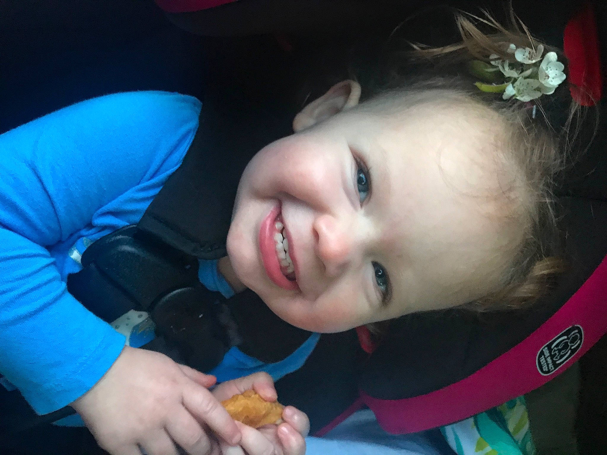 Cecelia joined the competition — help win amazing prizes! cheek, child, cool, cuisine, ear, eating, eye, face, finger, food, joy, lip, mouth, nose, person, plant, skin, smile, toddler, tooth