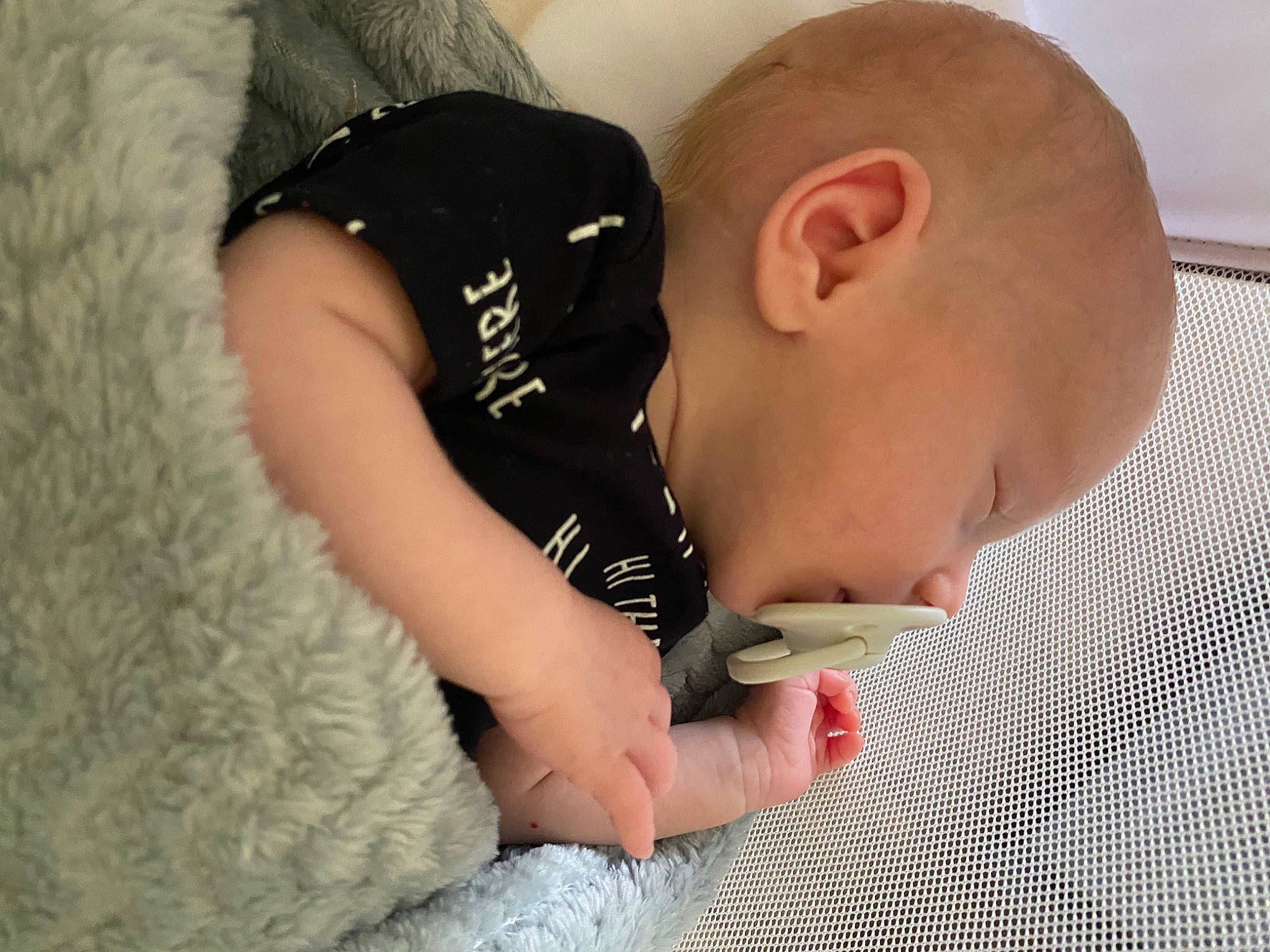 Walker is registered to the contest to win money with this photo: abdomen, arm, baby, baby_toddler_clothing, comfort, elbow, eye, eyelash, gesture, hair, hand, human_body, knee, leg, nail, neck, person, sleeve, thigh, toddler