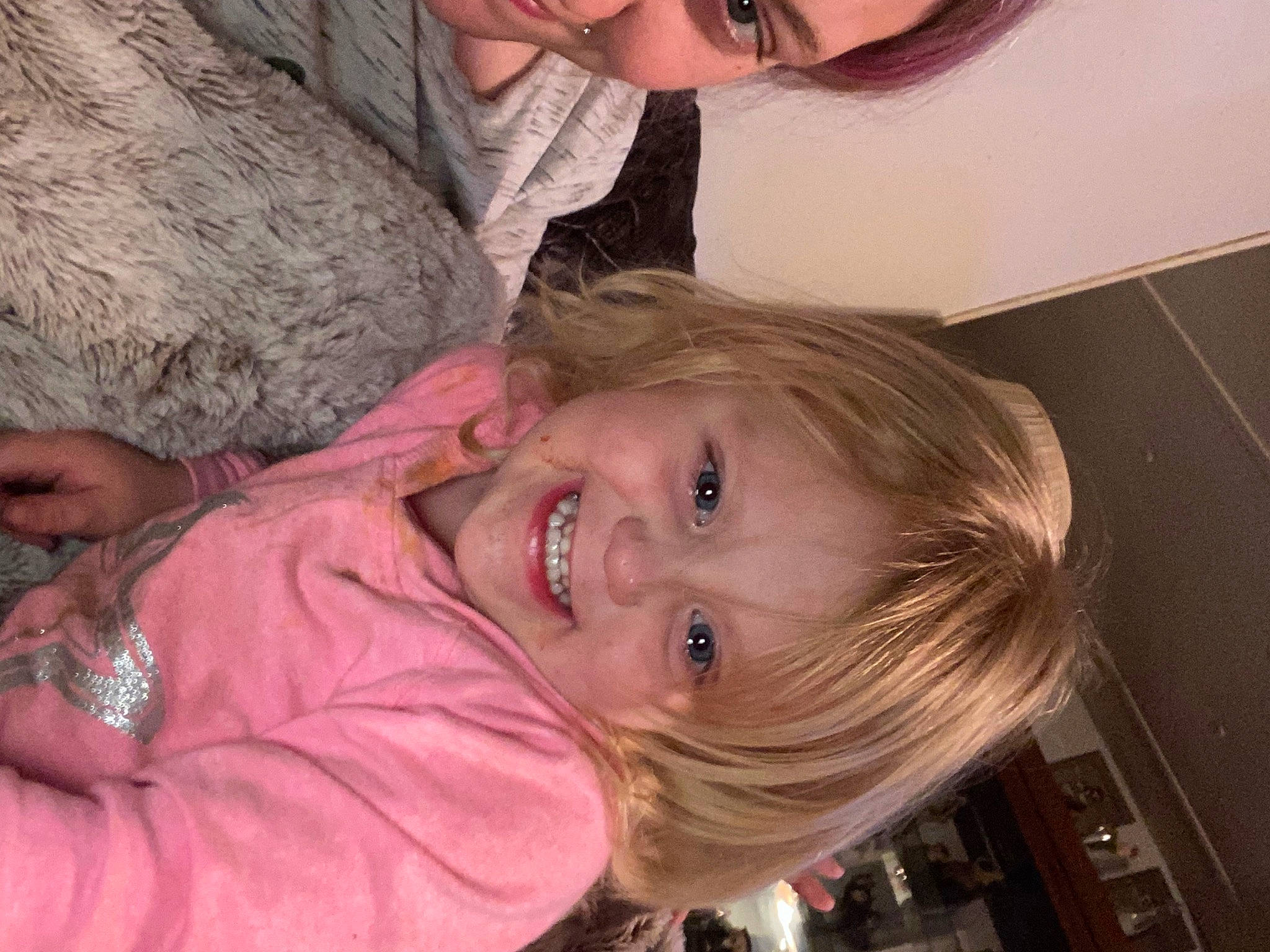 Amelia is registered to the contest to win money with this photo: blond, cheek, child, comfort, ear, eyelash, forehead, fun, gesture, hair_coloring, happy, joy, lip, mouth, nose, organ, person, skin, smile, toddler