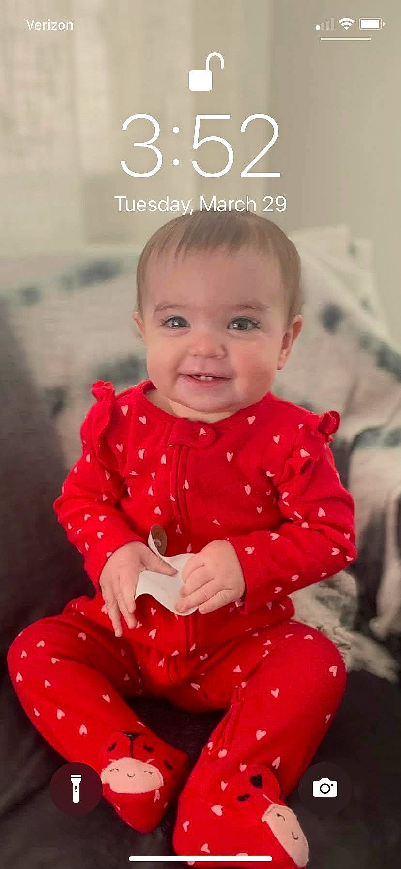 Brooke joined the competition — help win amazing prizes! baby, baby_toddler_clothing, carmine, cheek, child, dress, font, fun, happy, head, joy, magenta, pattern, person, portrait_photography, sitting, skin, sleeve, smile, t_shirt