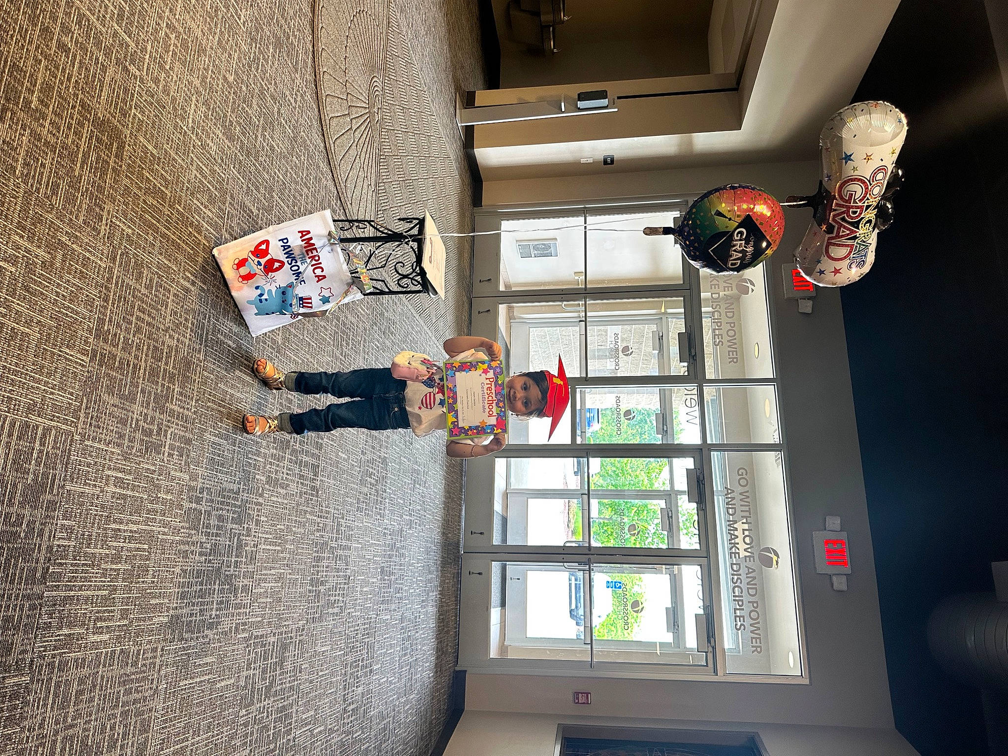 Harper Grace is registered to the contest to win money with this photo: art, building, ceiling, concrete, daylighting, door, facade, glass, headwear, house, interior_design, joy, machine, person, plant, room, shadow, symmetry, visual_arts, window