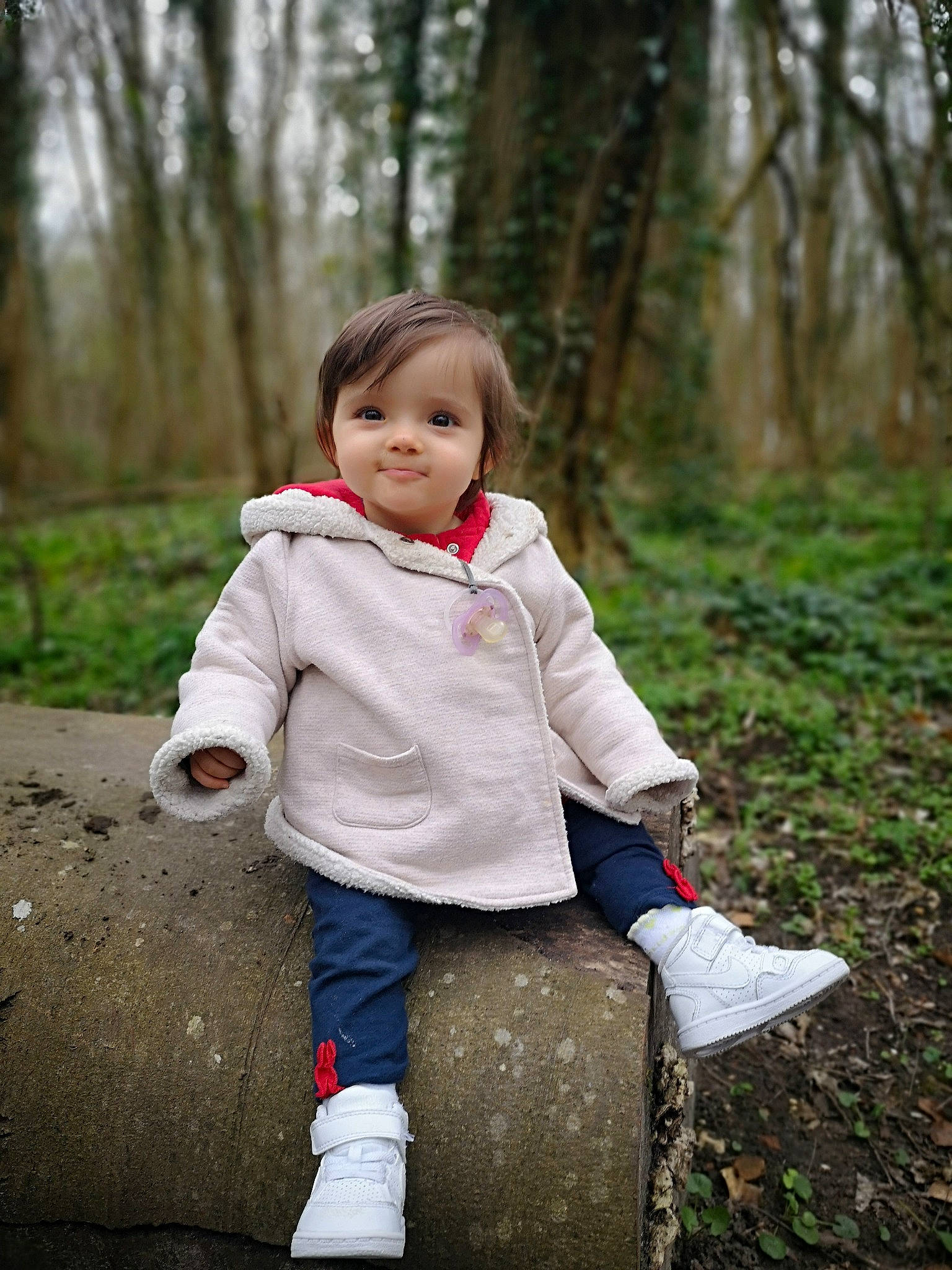 Carla participe au concours pour gagner de l'argent avec cette photo : autumn, beauty, child, child_model, forest, happy, people, person, photography, plant, play, portrait_photography, recreation, sitting, skin, smile, toddler, tree, winter, woodland