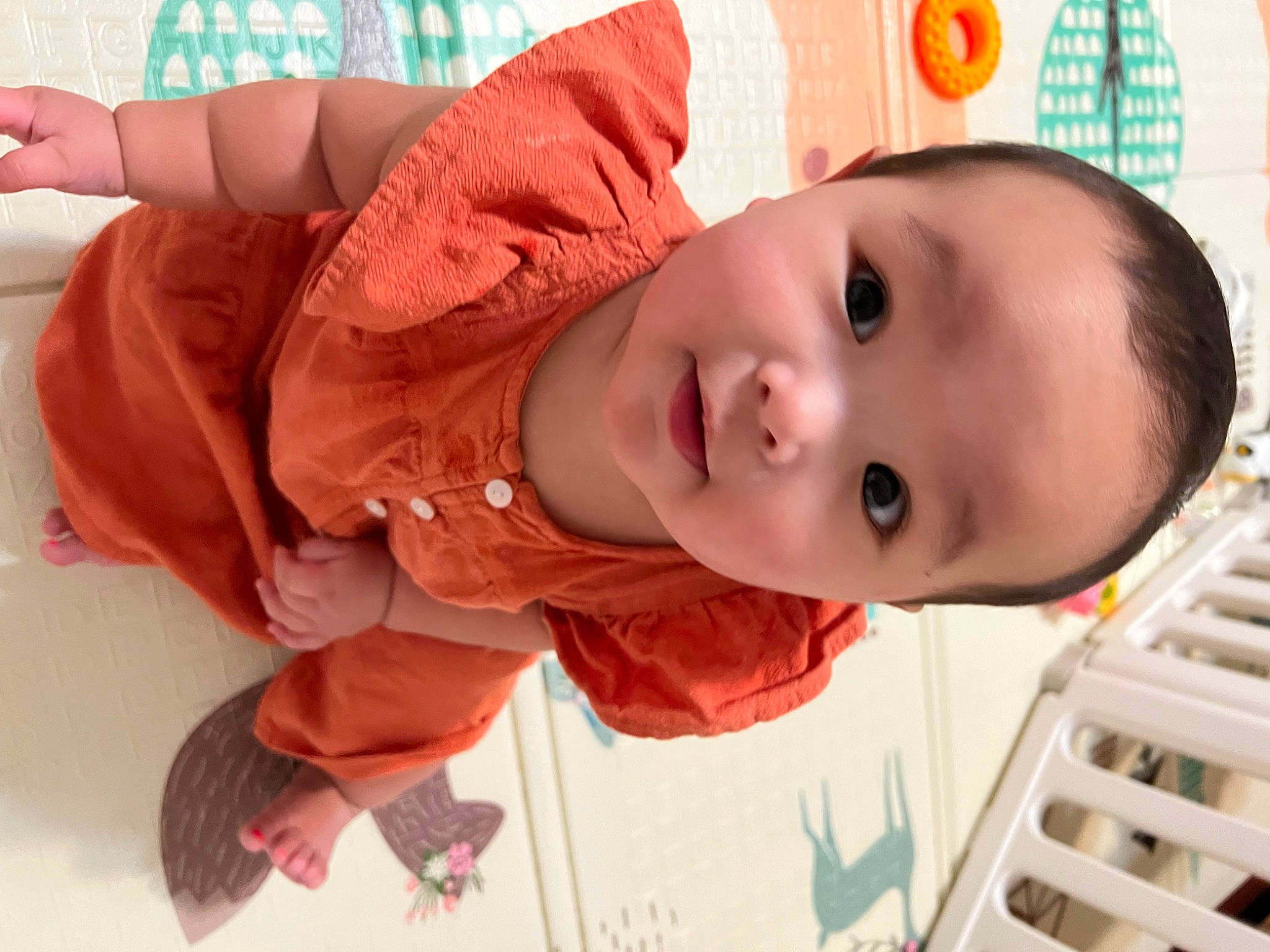Katie joined the competition — help win amazing prizes! baby, baby_products, baby_toddler_clothing, cheek, child, eyelash, facial_expression, fun, happy, iris, lip, mouth, nose, people, person, product, skin, sleeve, smile, toddler