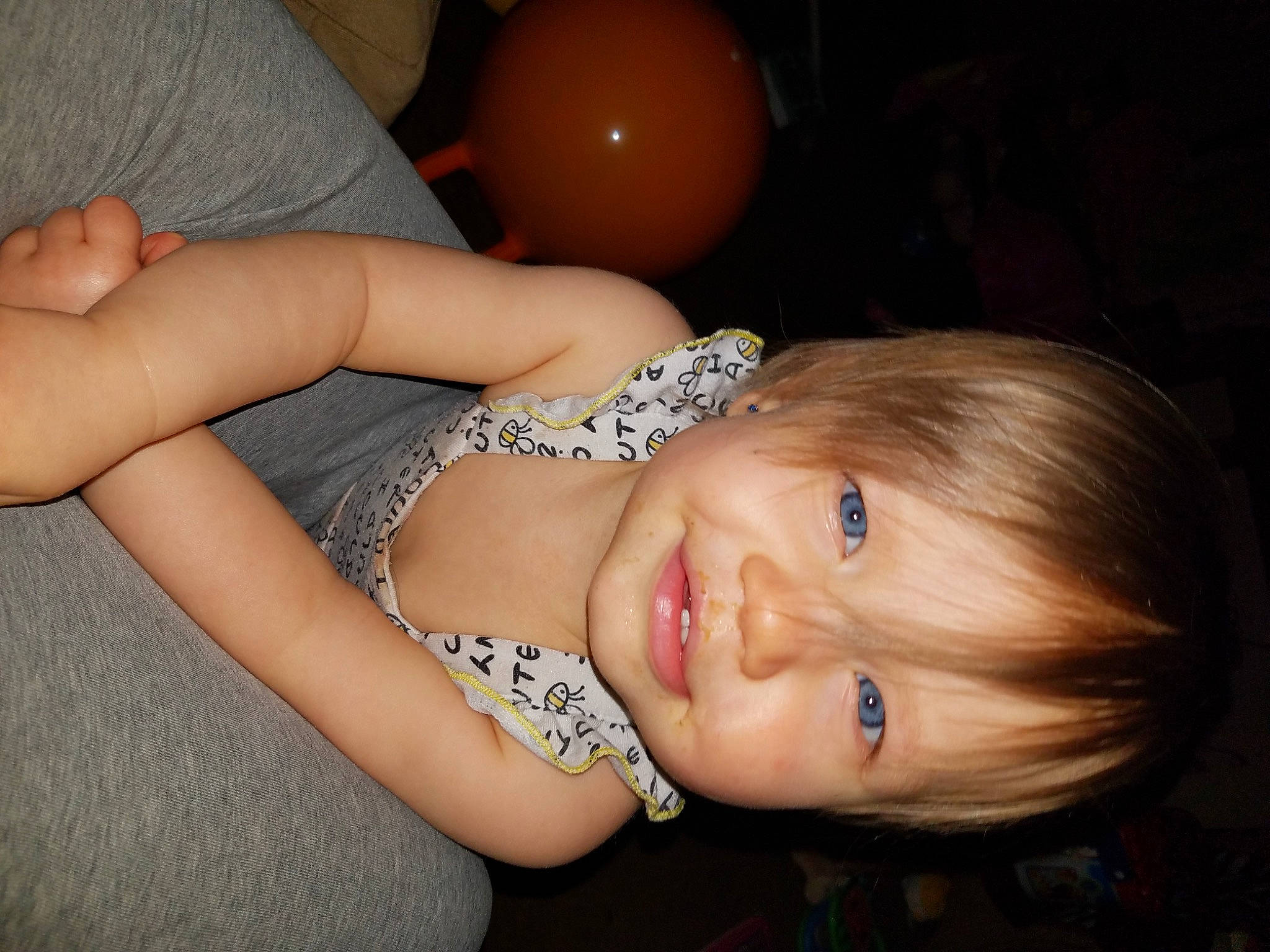 Rylee is registered to the contest to win money with this photo: chest, child, dress, eyelash, finger, flash_photography, fun, gesture, happy, head, joy, lip, mammal, mouth, nail, neck, nose, person, skin, smile