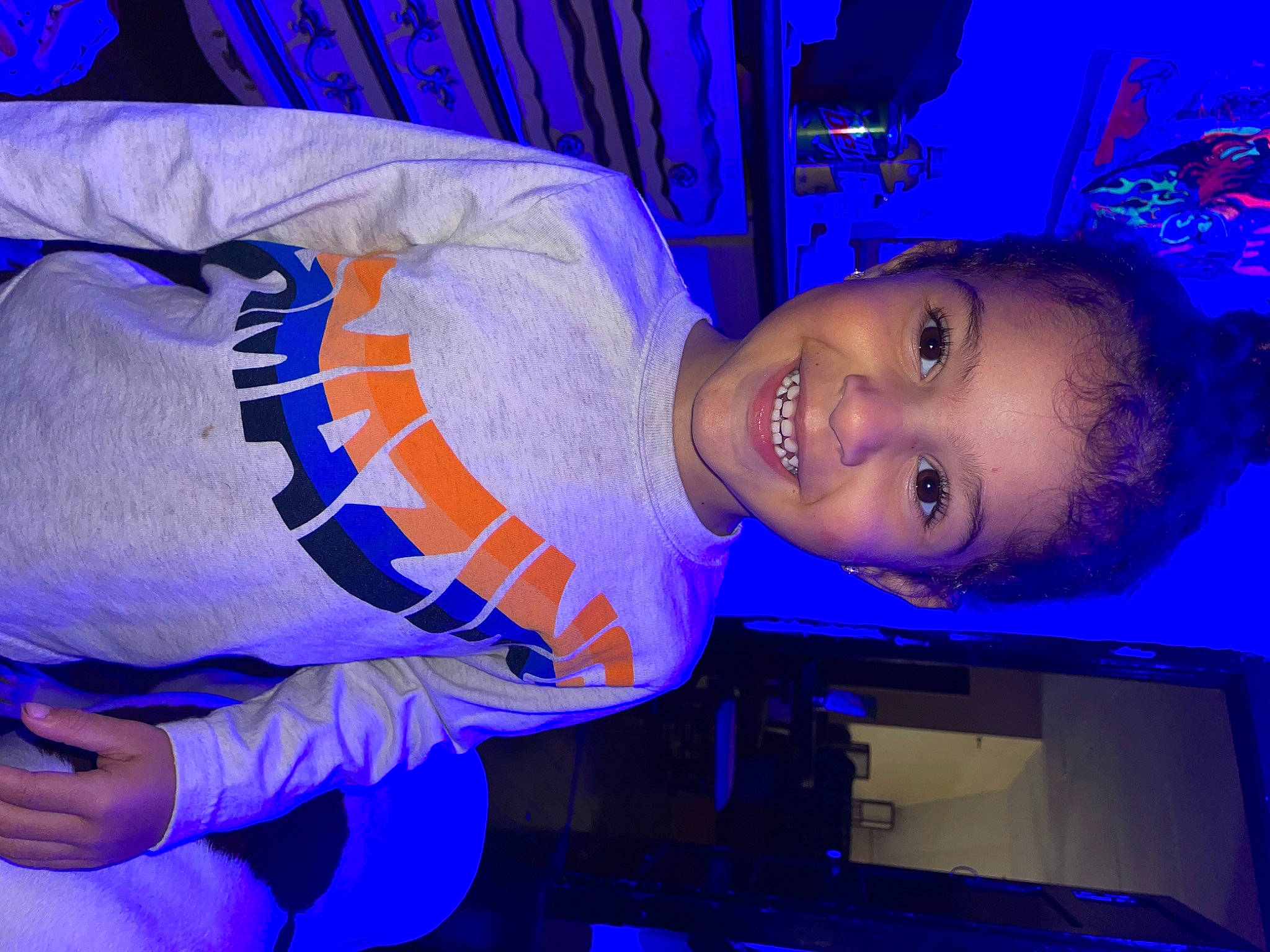 Jax joined the competition — help win amazing prizes! abdomen, blue, child, elbow, electric_blue, entertainment, event, fun, joy, magenta, mouth, person, purple, room, sleeve, smile, space, violet