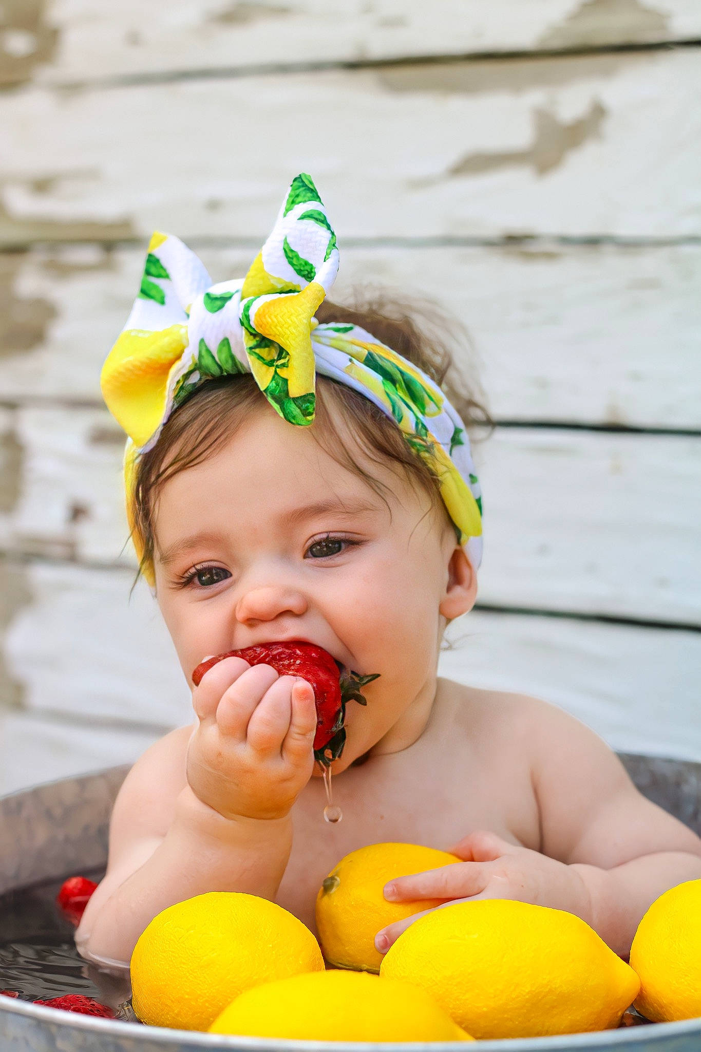 Emory joined the competition — help win amazing prizes! baby, baby_playing_with_toys, cap, child, face, facial_expression, fun, grass, happy, leisure, mouth, nose, orange, person, play, product, recreation, skin, sweetness, toddler