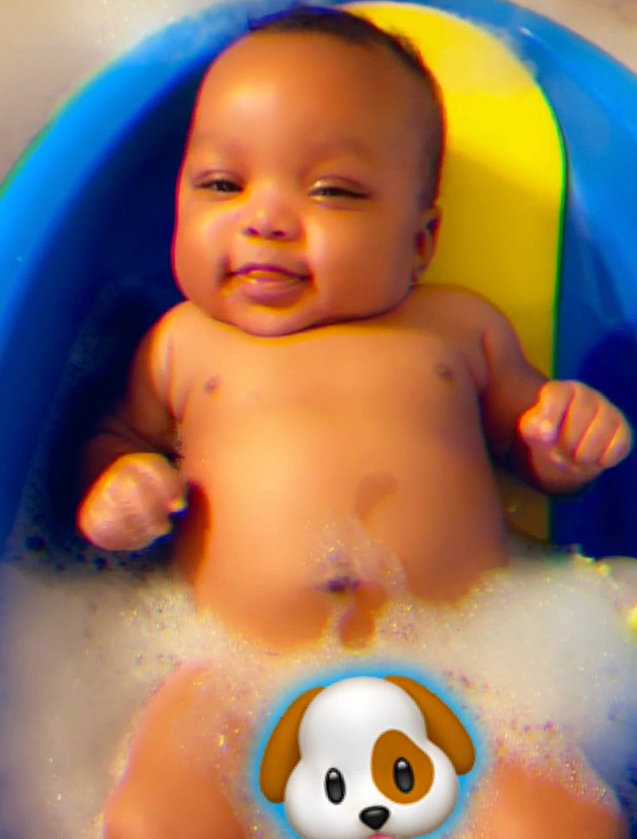 Keelyn is registered to the contest to win money with this photo: baby, baby_bathing, baby_products, bathing, cheek, child, eye, head, nose, person, product, skin, smile, stomach, toddler, toy