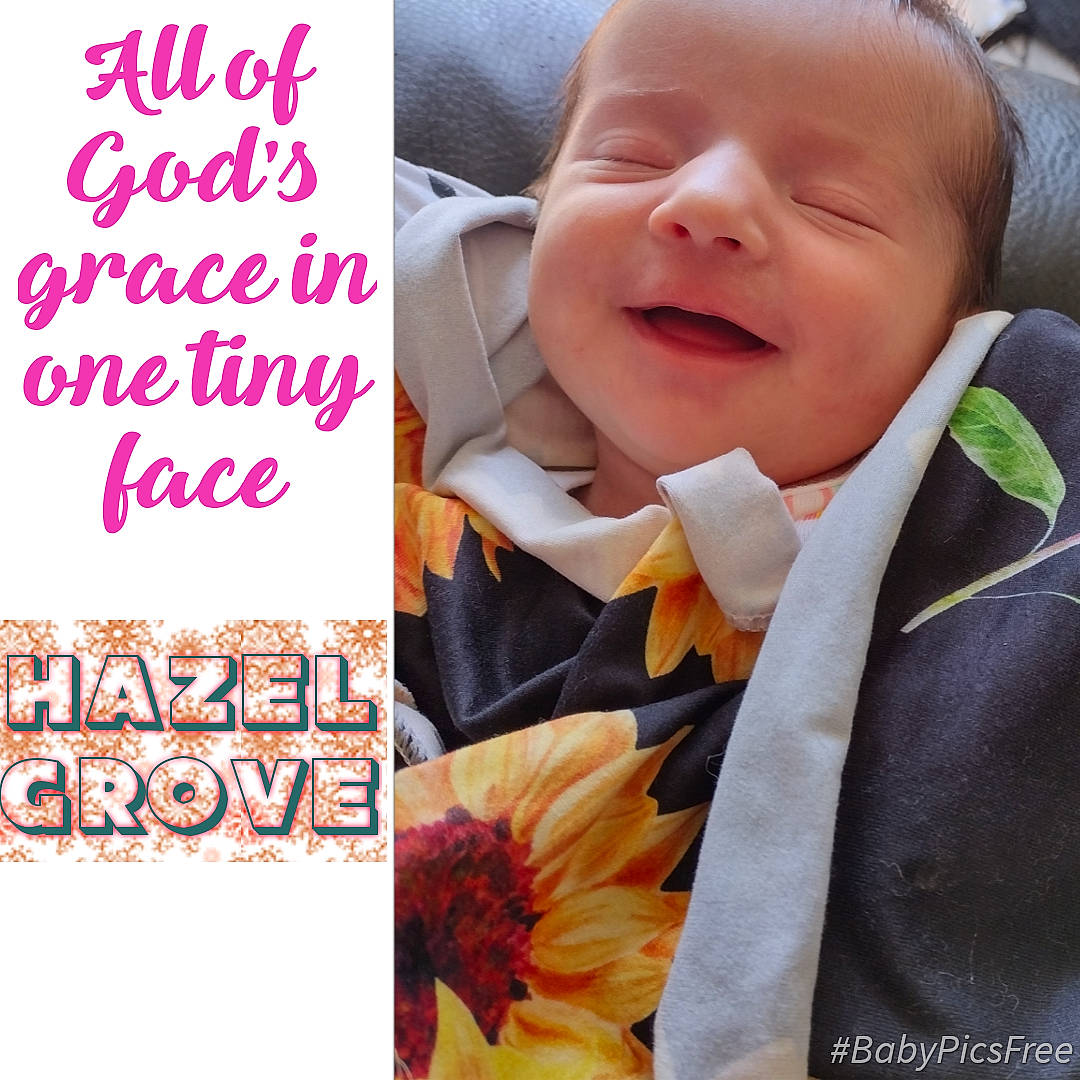Hazel joined the competition — help win amazing prizes! baby, baby_products, baby_toddler_clothing, bow_tie, child, collar, facial_expression, fashion_accessory, flower, font, formal_wear, happy, human, person, petal, photo_caption, plant, sleeve, smile, suit
