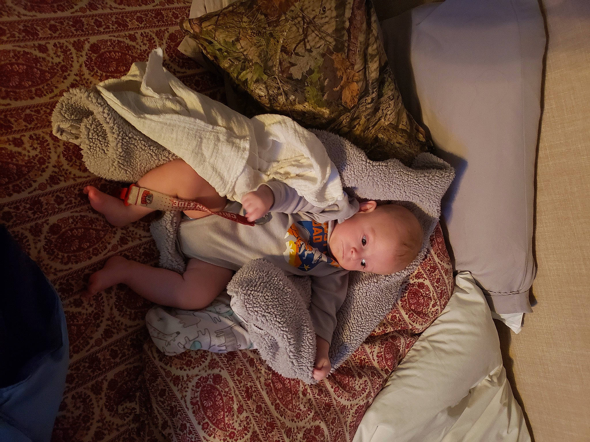 Lake is registered to the contest to win money with this photo: baby, baby_products, baby_toddler_clothing, bedding, bedtime, blanket, comfort, linens, nap, person, sleep, toddler