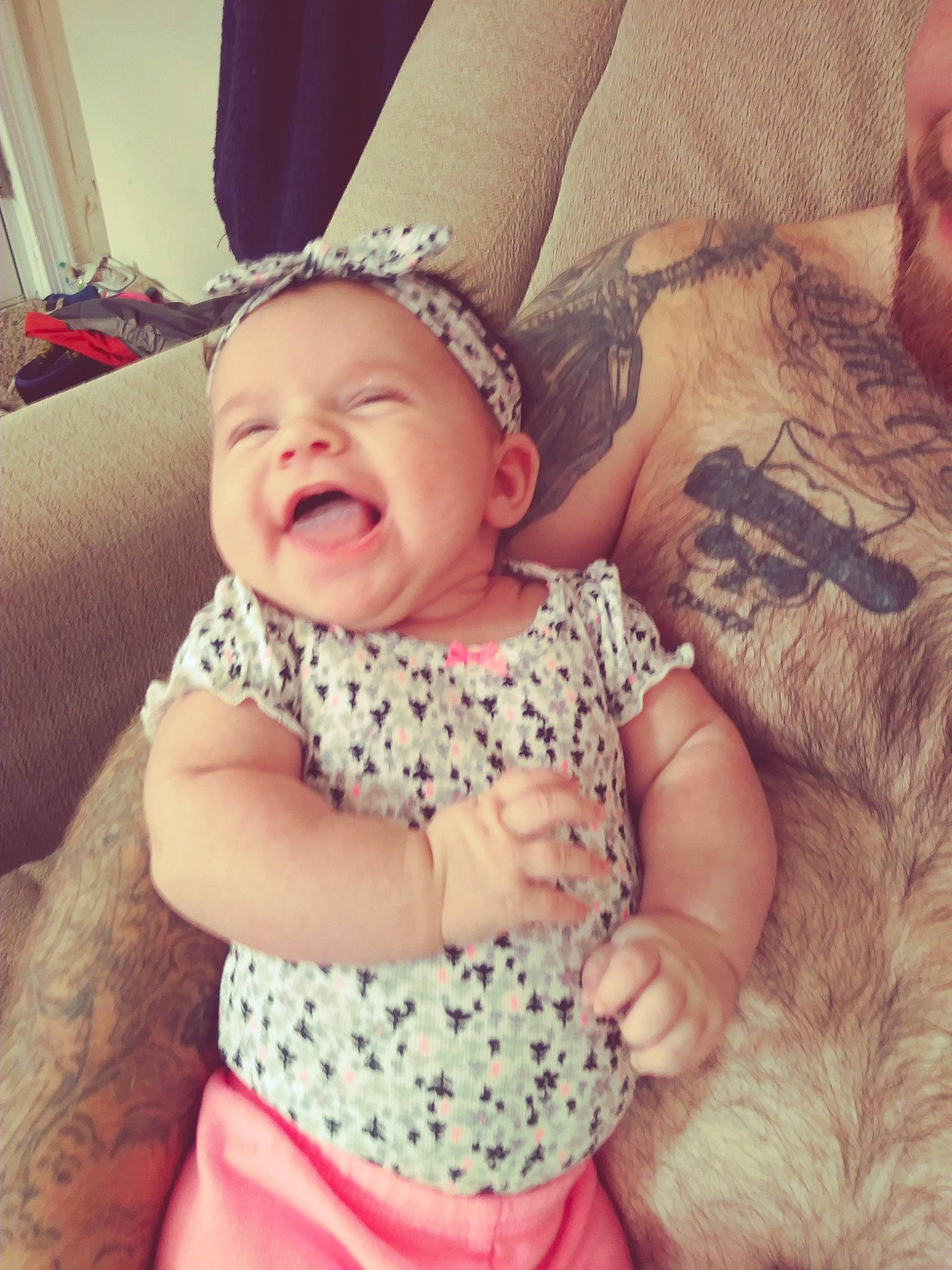 Lavina joined the competition — help win amazing prizes! arm, cheek, child, day, ear, finger, fun, girl, hair_accessory, hand, happiness, headgear, infant, jewellery, laughter, person, product, skin, sleep, smile