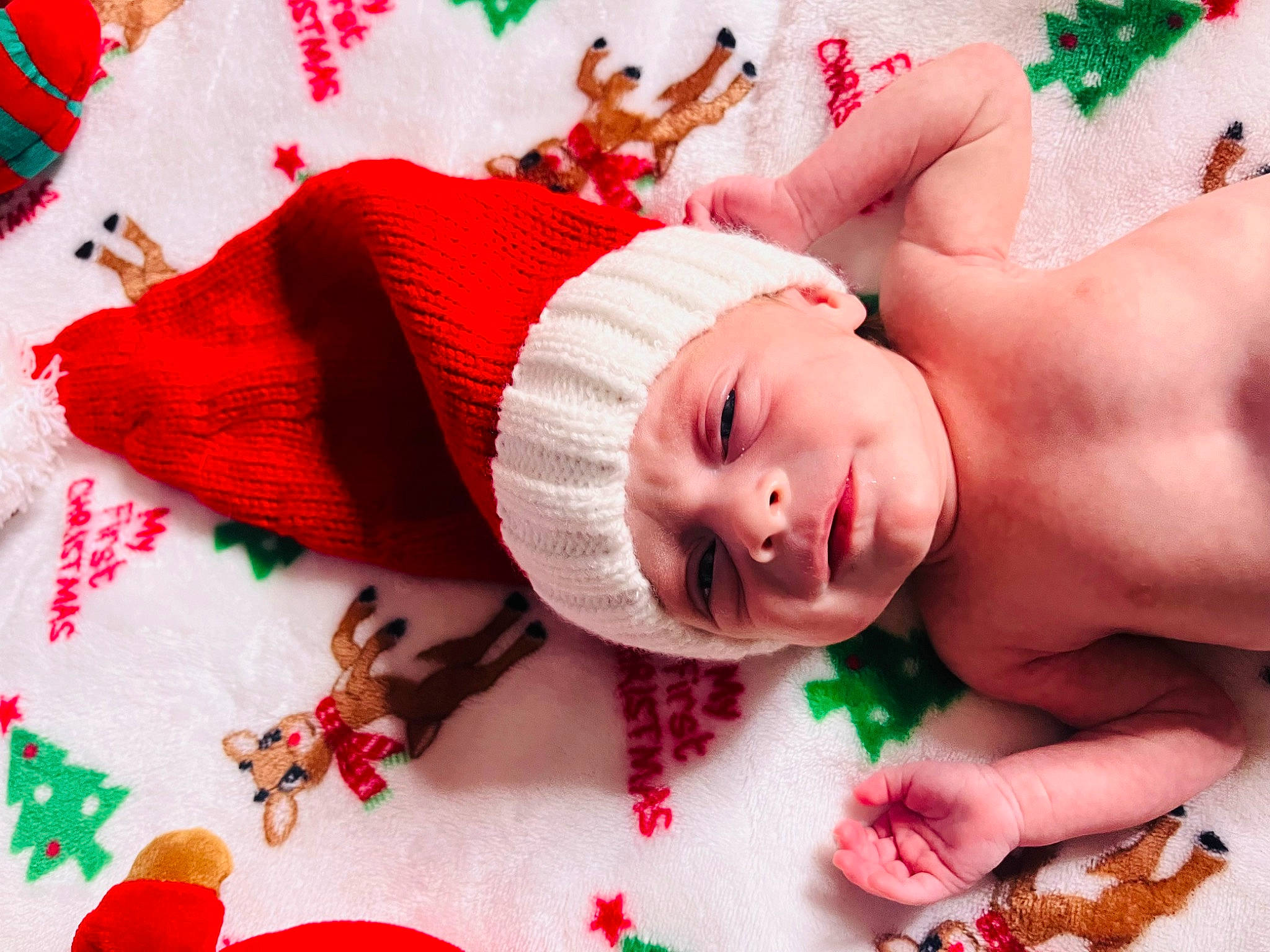 Rosalina joined the competition — help win amazing prizes! arm, baby, baby_products, baby_toddler_clothing, child, face, finger, green, hand, happy, headwear, linens, pattern, person, pink, product, red, skin, sleeve, textile