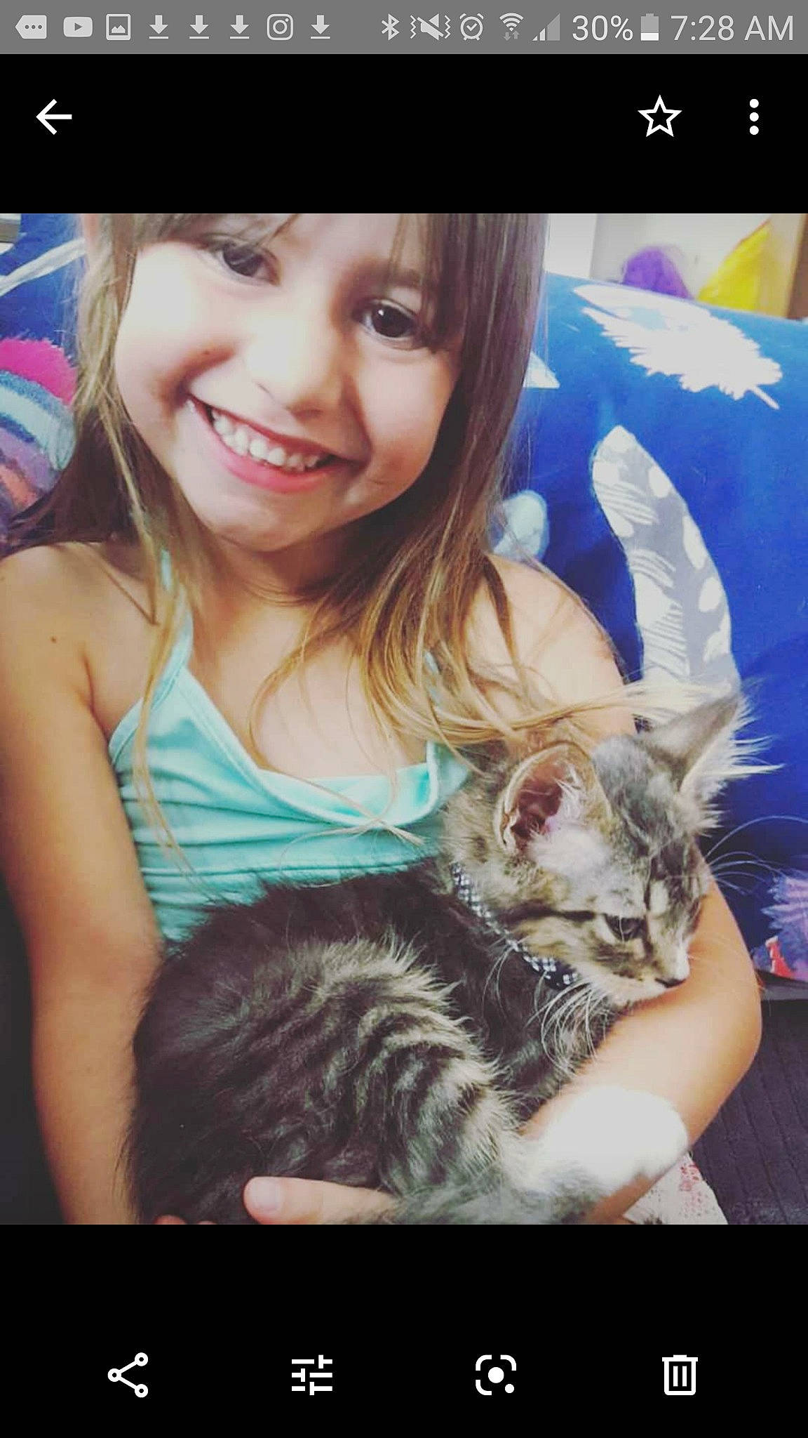 Aubriana joined the competition — help win amazing prizes! beauty, brown_hair, carnivore, cat, ear, eye, facial_expression, felidae, hair, happy, headwear, human, iris, joy, kitten, long_hair, nose, person, photo_caption, small_to_medium_sized_cats
