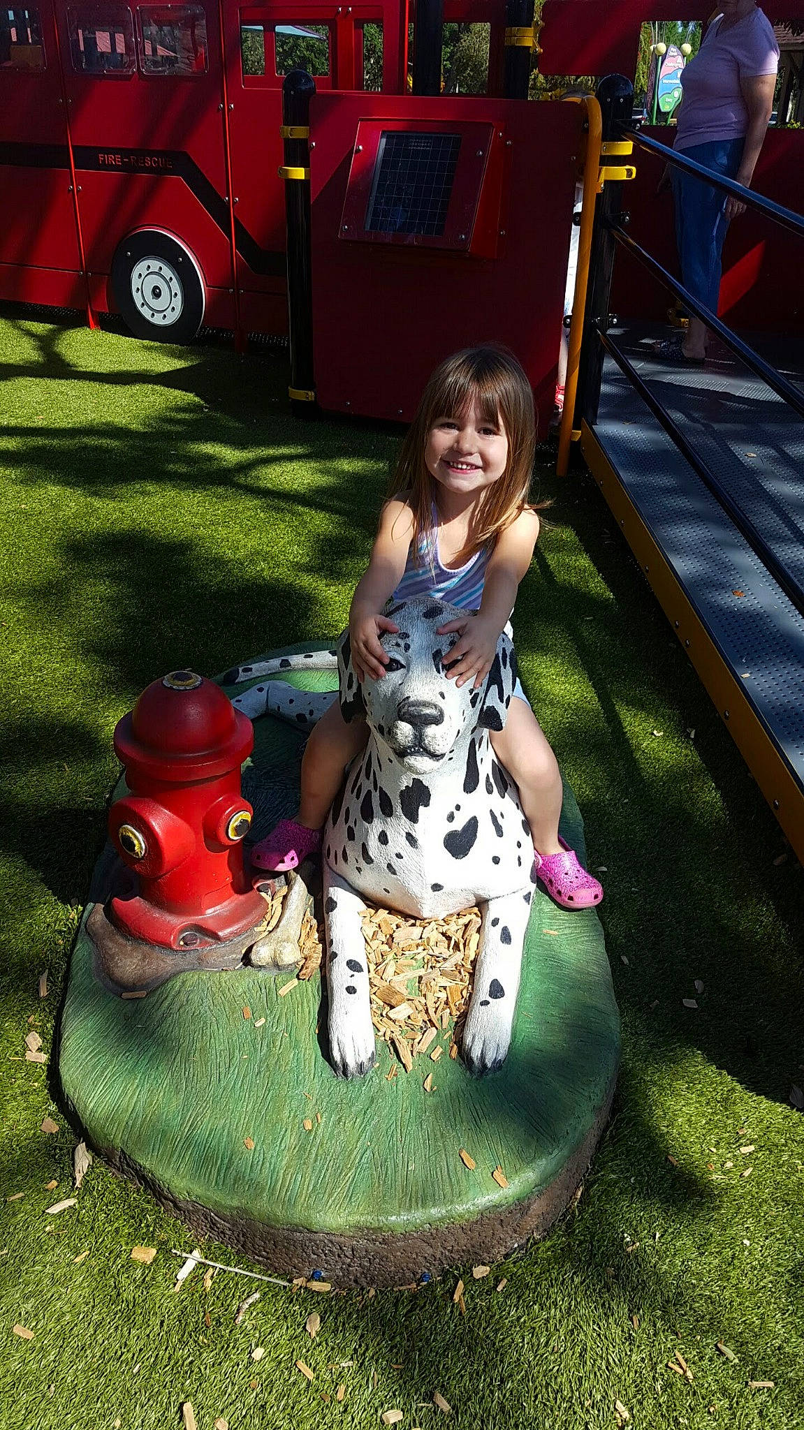 Aubriana is registered to the contest to win money with this photo: canidae, fawn, fun, grass, joy, non_sporting_group, person, sitting