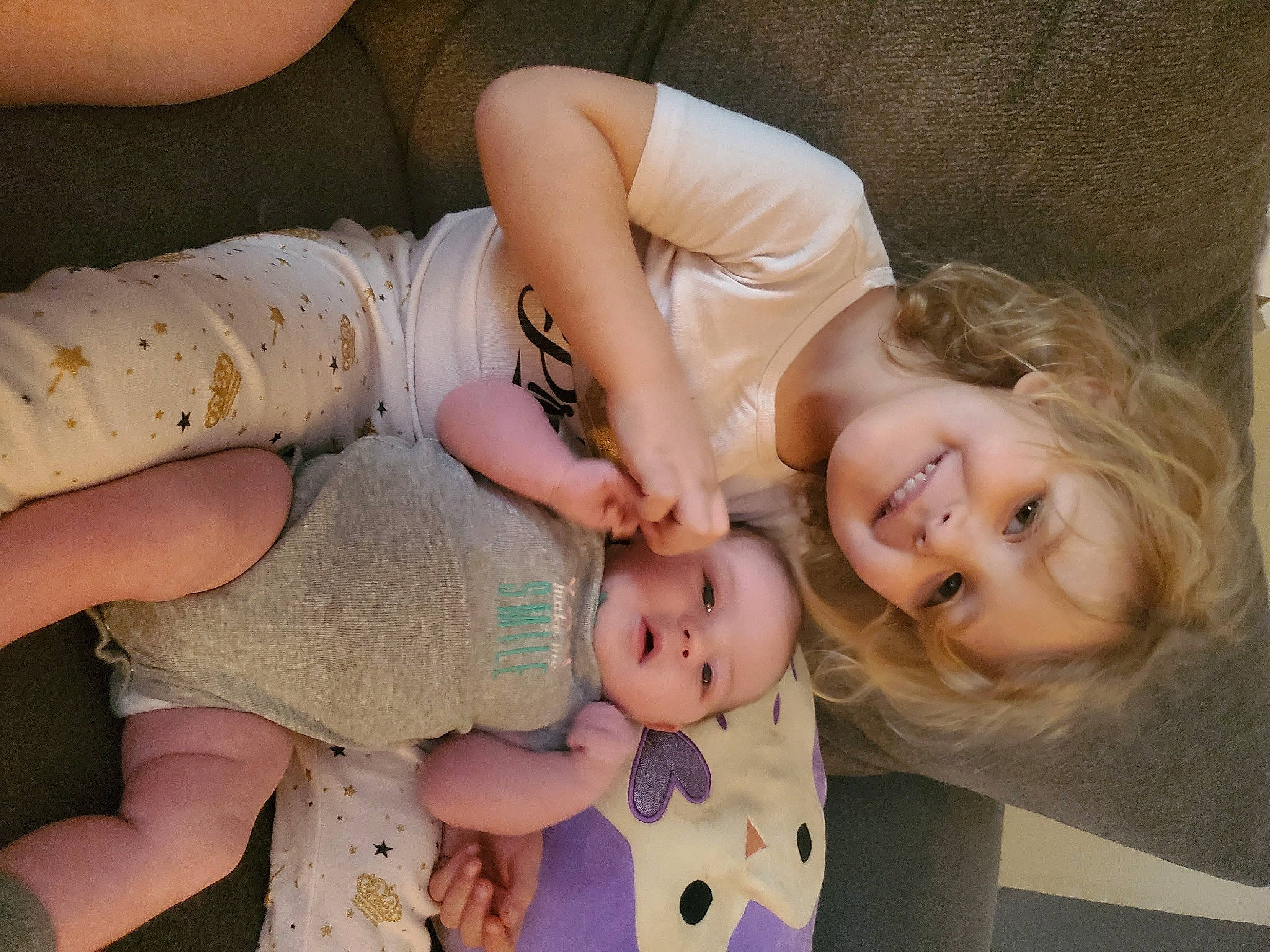 Harmony joined the competition — help win amazing prizes! baby, birth, child, joy, person, sibling, toddler