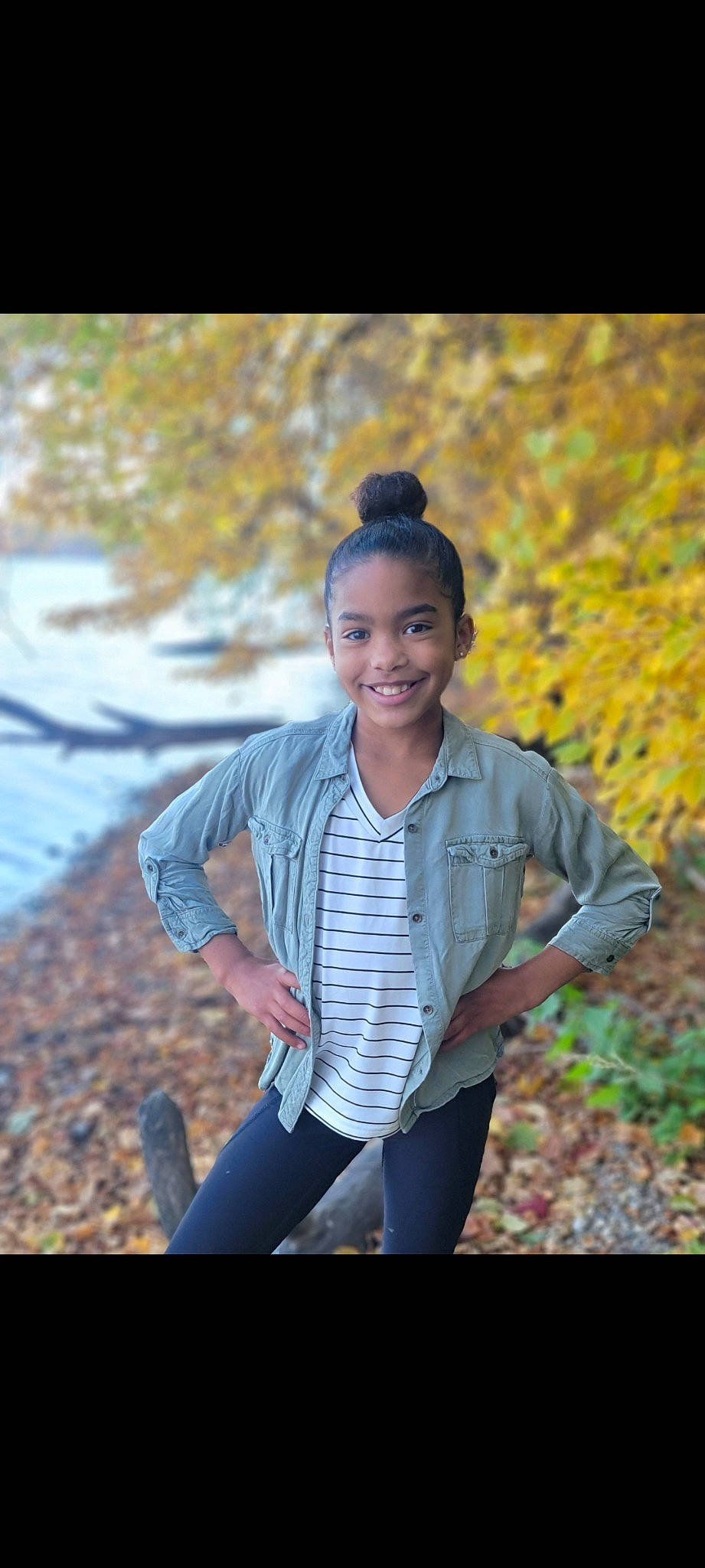 Amiyah joined the competition — help win amazing prizes! clothing, electric_blue, flash_photography, forest, formal_wear, grass, happy, head, jewellery, joy, landscape, leaf, leisure, people_in_nature, person, plant, recreation, smile, t_shirt, tree