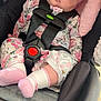 baby, car, car_interior, carseat, clothing, coat, cushion, face, hat, head, homedecor, hosiery, jacket, person, photography, portrait, sleeping, sock, transportation, vehicle