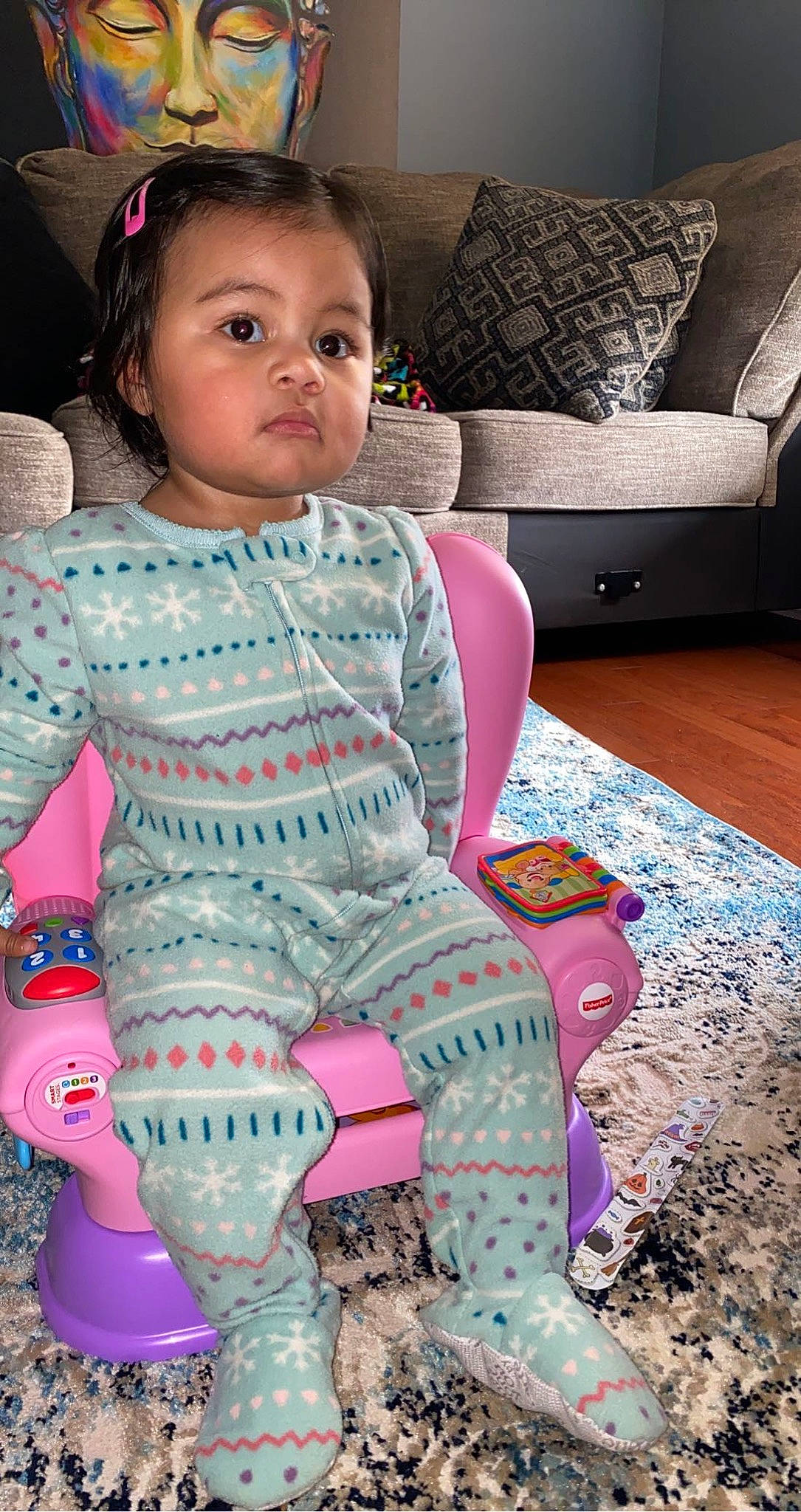 Joanna joined the competition — help win amazing prizes! baby, baby_toddler_clothing, cheek, child, comfort, cool, dress, eye, face, facial_expression, hairstyle, happy, head, iris, magenta, person, pink, skin, sleeve, thigh