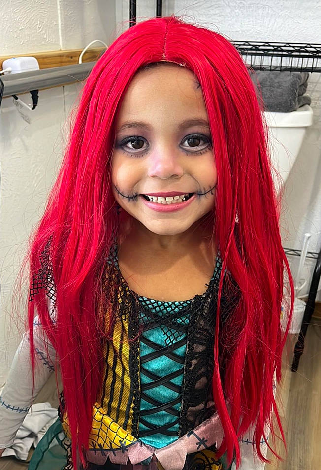 Laina joined the competition — help win amazing prizes! bangs, black_hair, chin, cool, eyebrow, eyelash, fashion, hairstyle, headwear, iris, joy, layered_hair, lip, long_hair, magenta, makeover, mouth, person, pink, purple