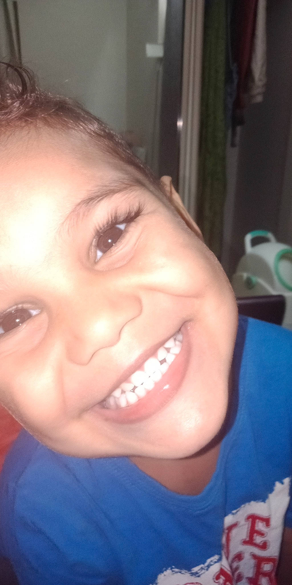 Triston is registered to the contest to win money with this photo: cheek, chin, close_up, ear, eyebrow, face, facial_expression, forehead, fun, head, human_body, jaw, joy, lip, mouth, nose, organ, person, skin, smile