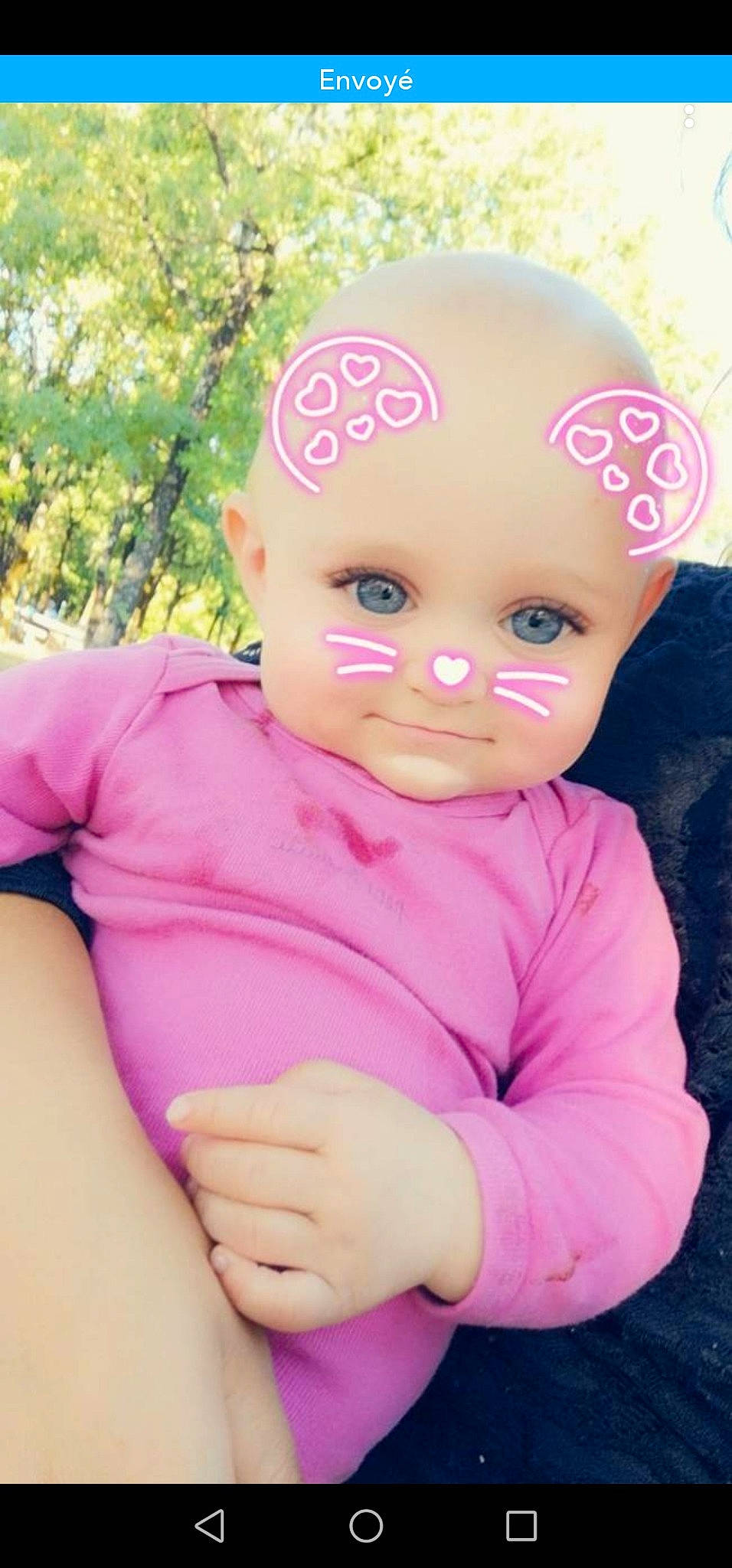 Sianna a rejoint le concours — aidez-le/la à gagner de superbes lots ! baby, baby_products, baby_toddler_clothing, cheek, child, face, forehead, head, joy, lip, person, pink, skin, smile, toddler