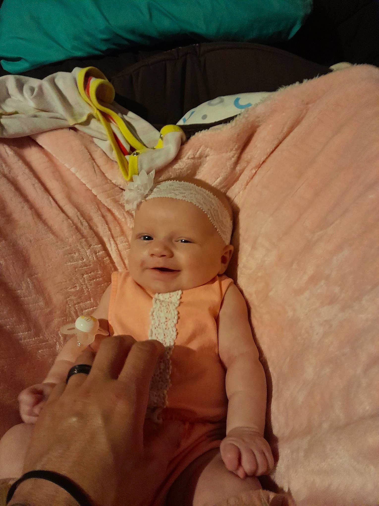 Trystin joined the competition — help win amazing prizes! abdomen, baby, baby_toddler_clothing, child, comfort, eye, finger, foot, gesture, glasses, happy, hat, head, human_leg, nail, person, skin, smile, thumb, toddler