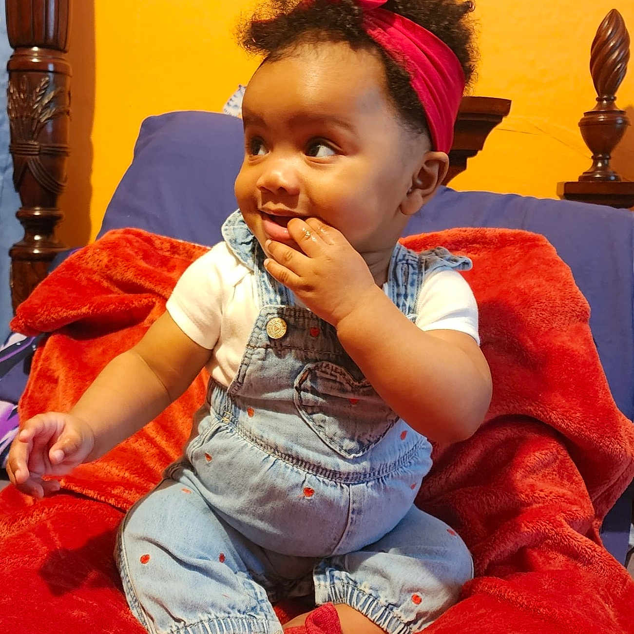 Khaleeka joined the competition — help win amazing prizes! accessories, baby, clothing, couch, cushion, face, furniture, happy, head, homedecor, indoors, jeans, pants, person, photography, plant, portrait, pottedplant, sitting, smile